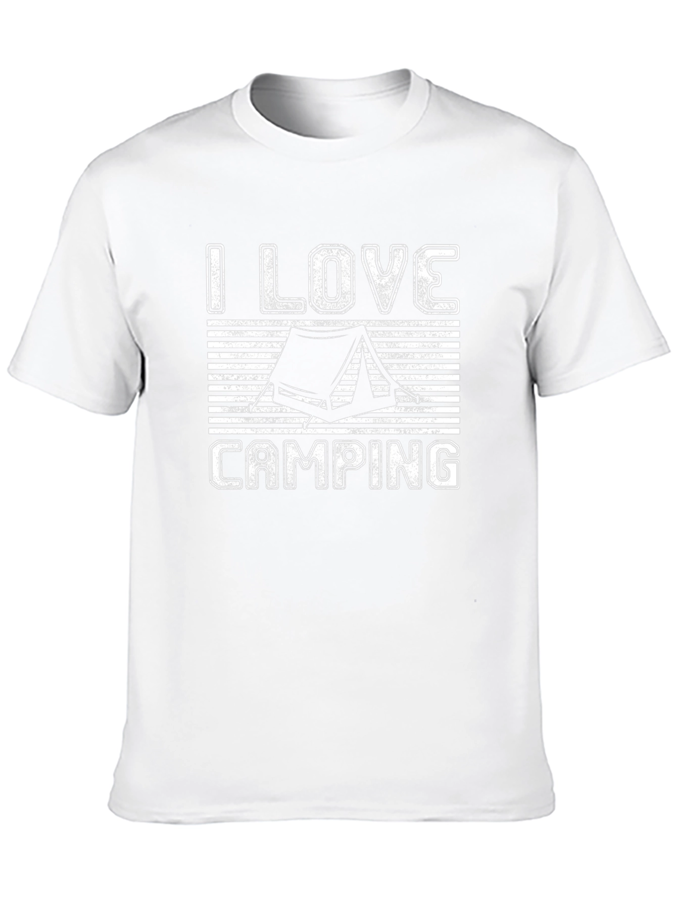 I Love Camping Graphic Tee Shirt - Camping Lover