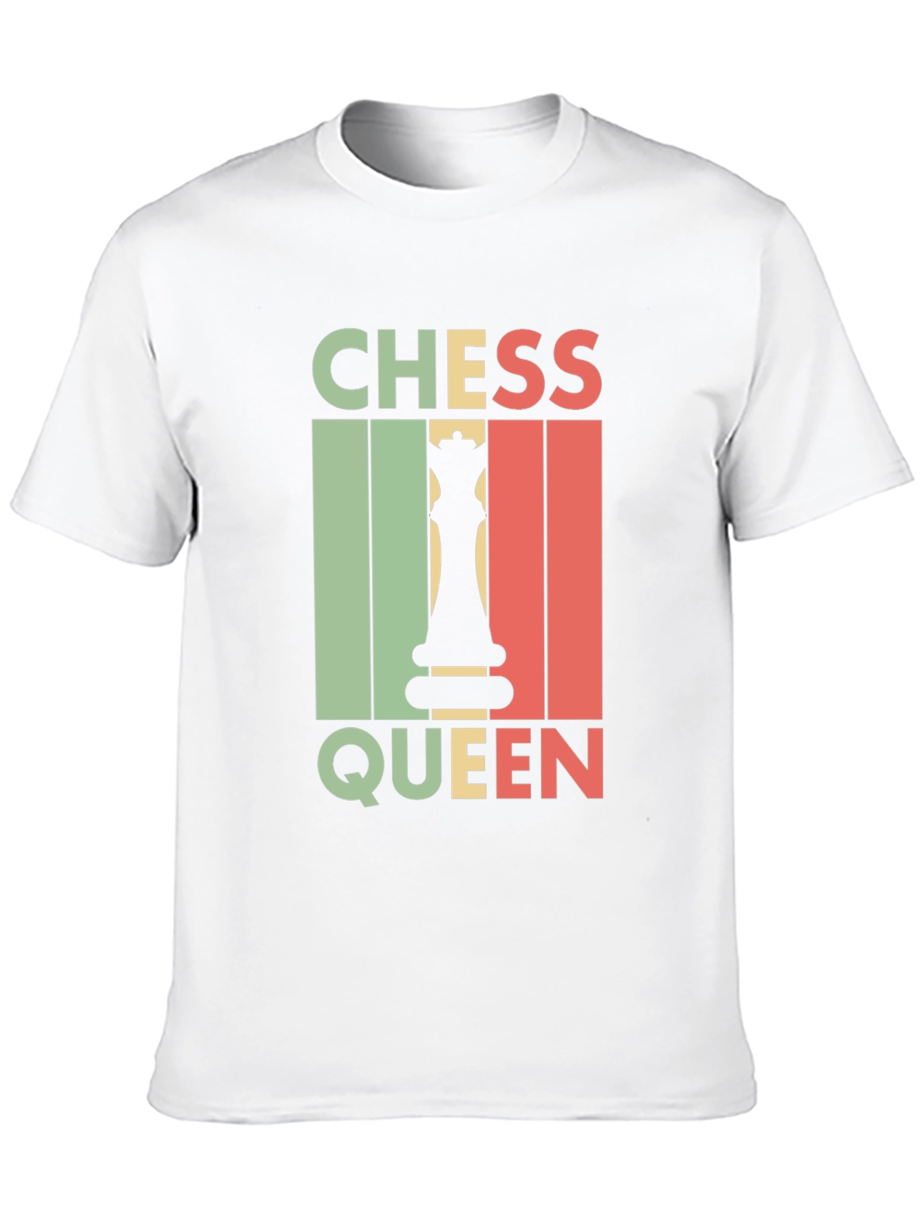 Chess Queen Graphic Tee - Retro Style Unisex T-Shirt