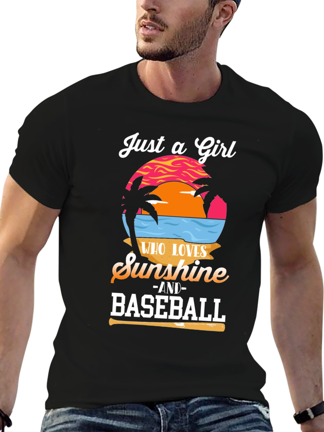 Sunshine & Baseball Graphic Tee