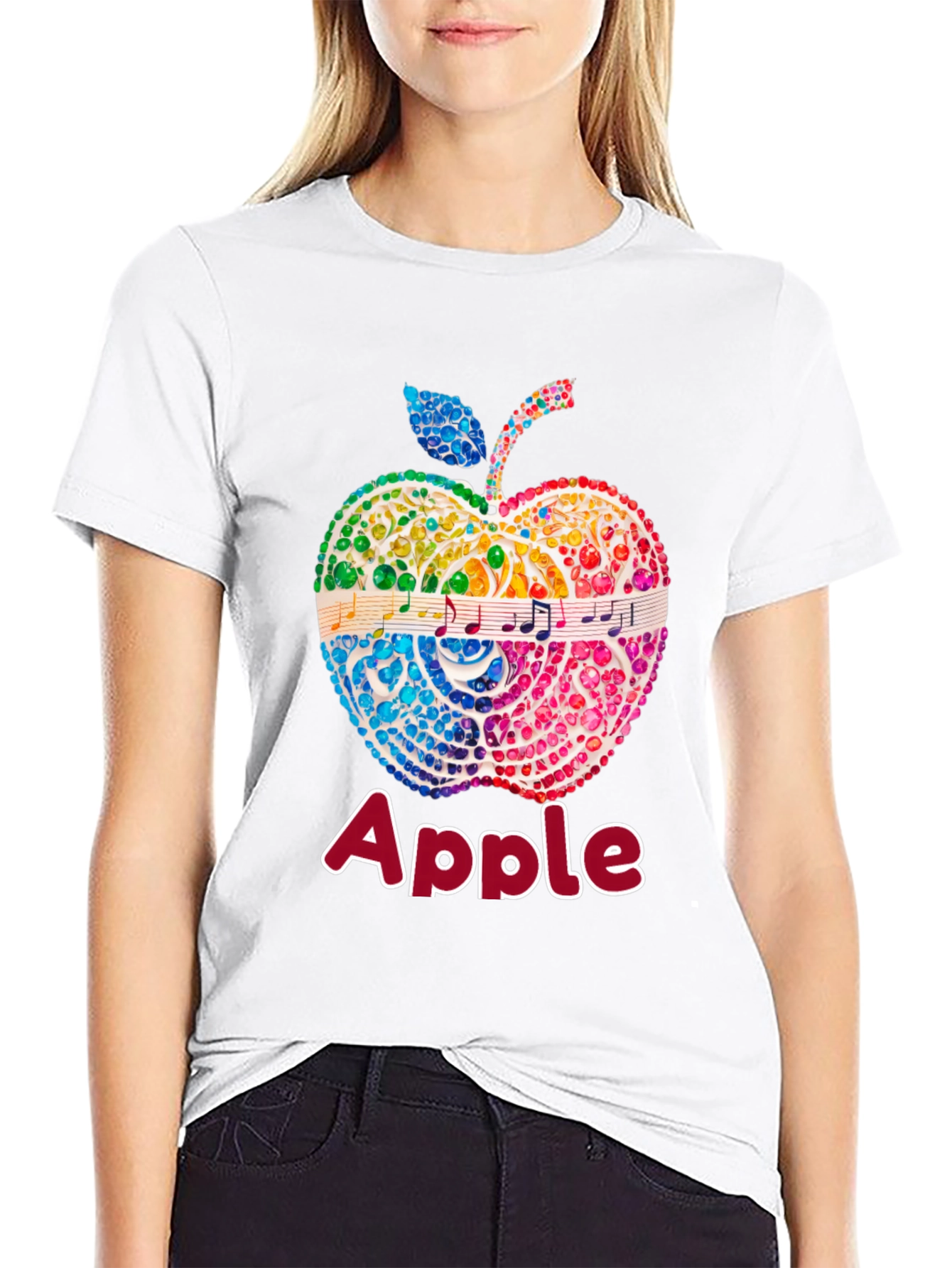 Apple Music T-Shirt - Teacher Appreciation Gift