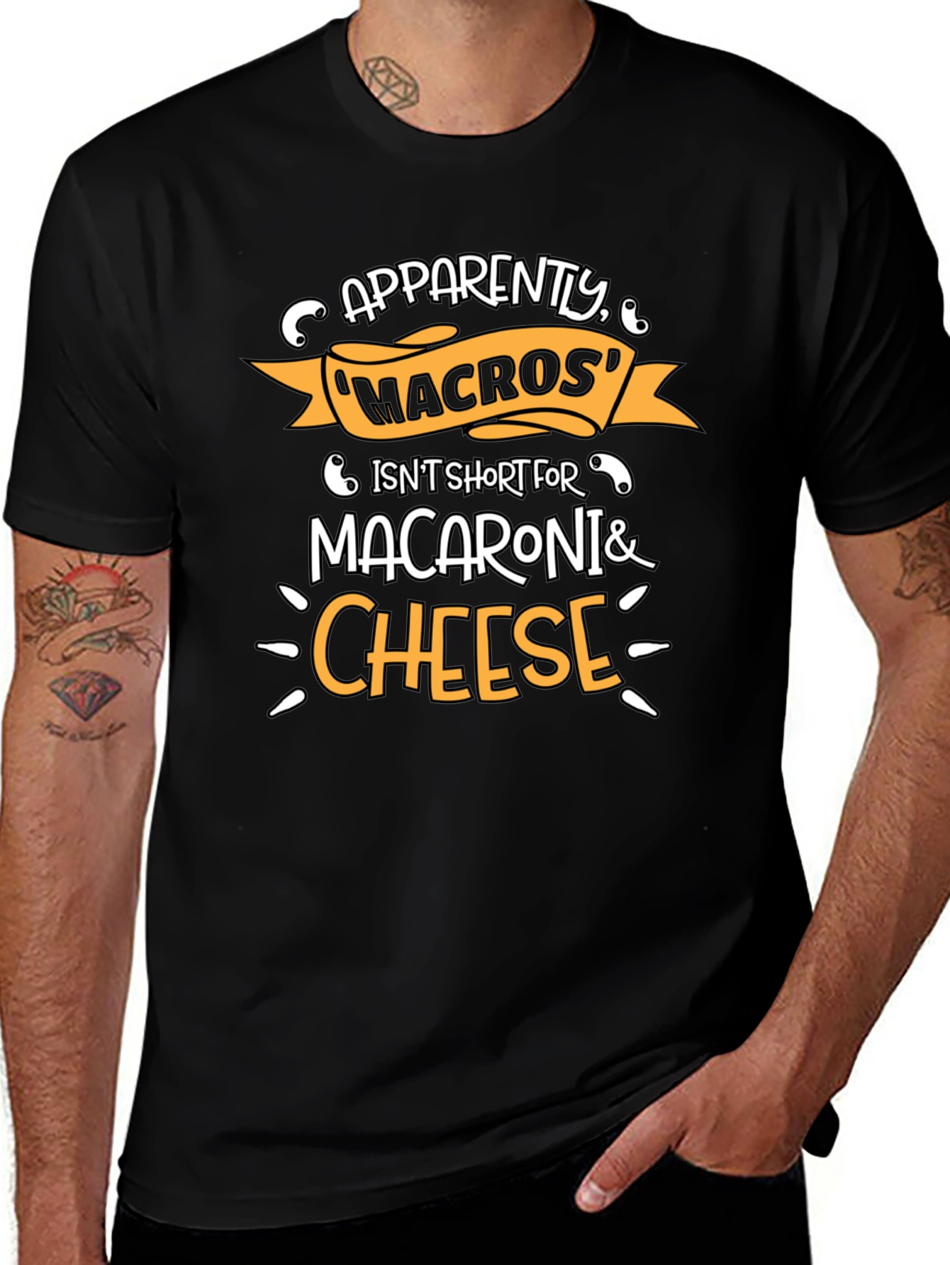 Funny Macros Macaroni & Cheese T-Shirt