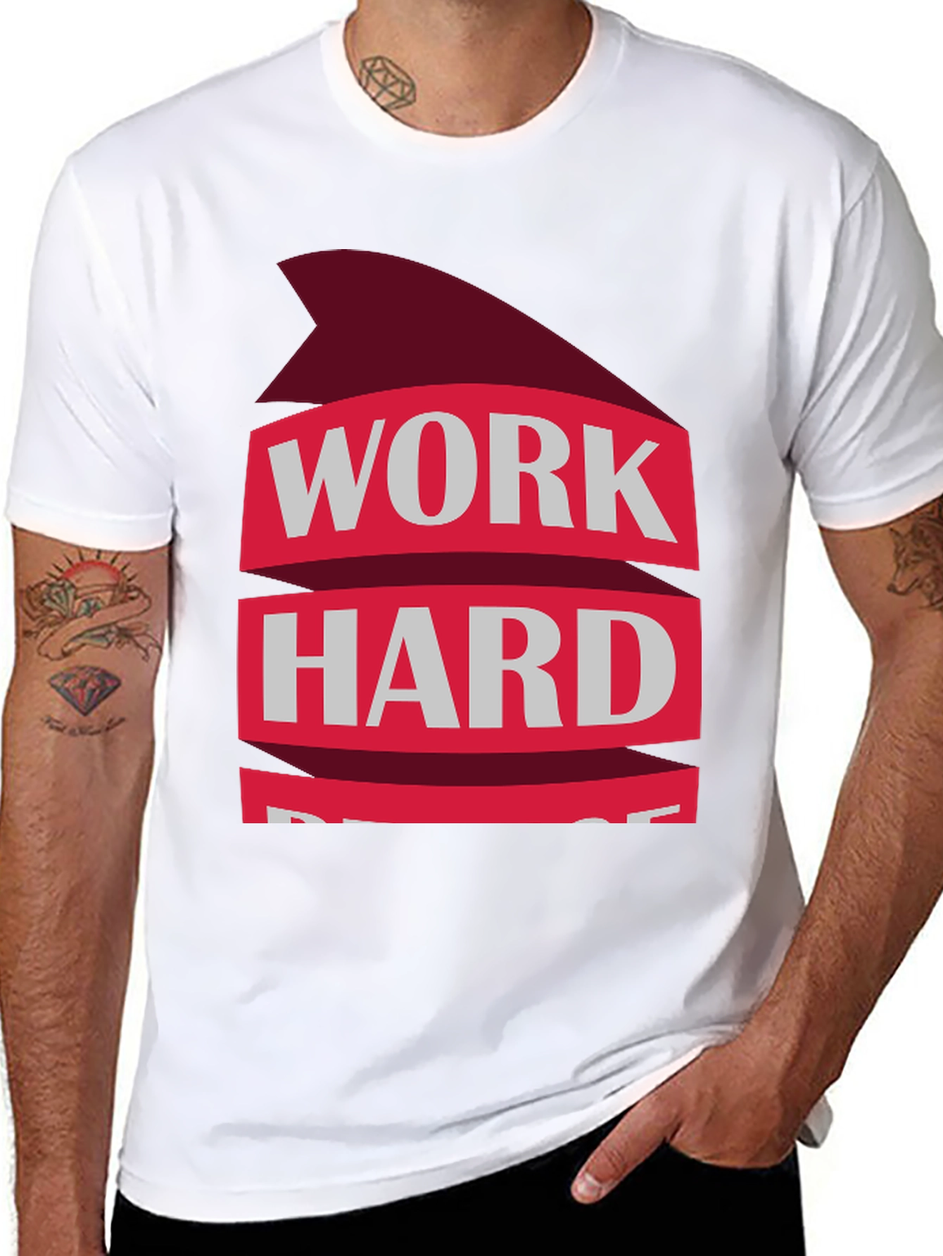 Work Hard Rest T-Shirt - Motivational Graphic Tee