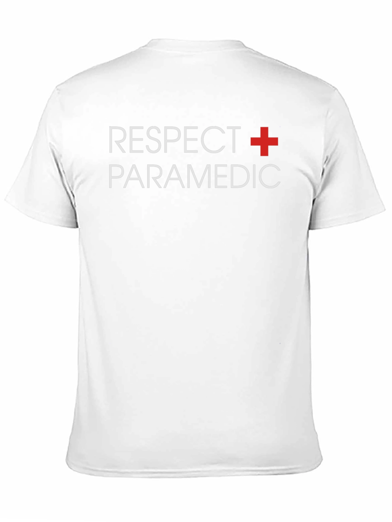Respect Paramedics Crew T-Shirt - Medical Hero Appreciation