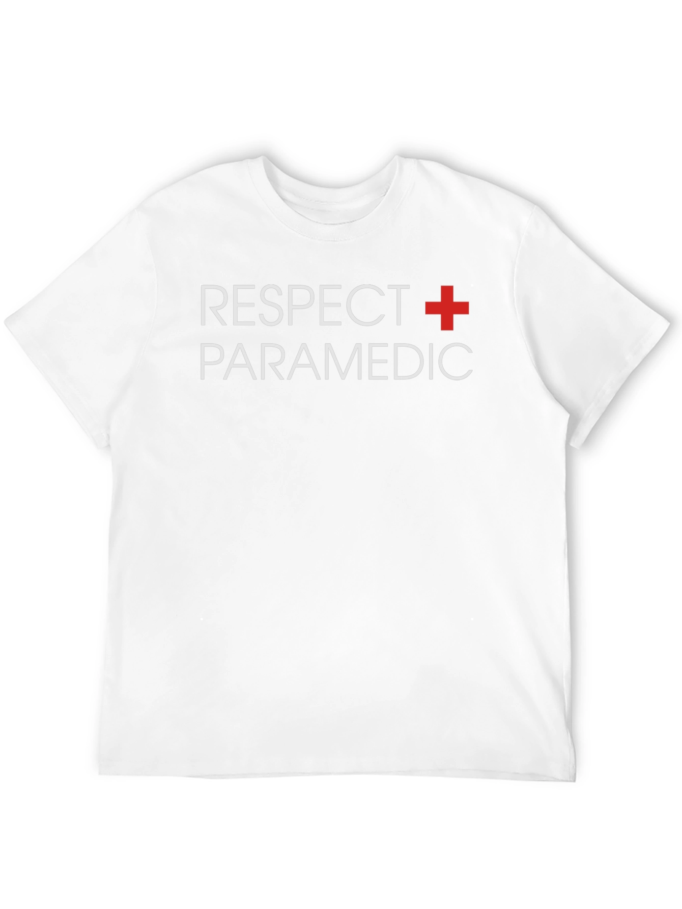 Respect Paramedics Crew T-Shirt - Medical Hero Appreciation