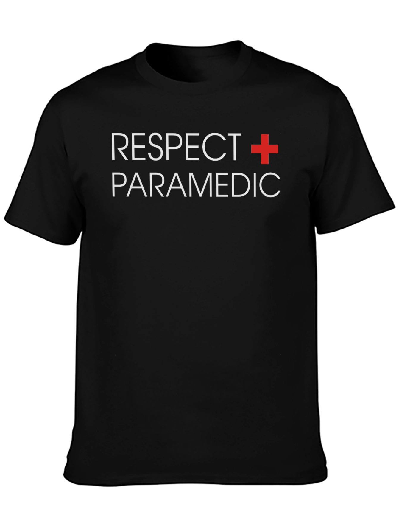 Respect Paramedics Crew T-Shirt - Medical Hero Appreciation