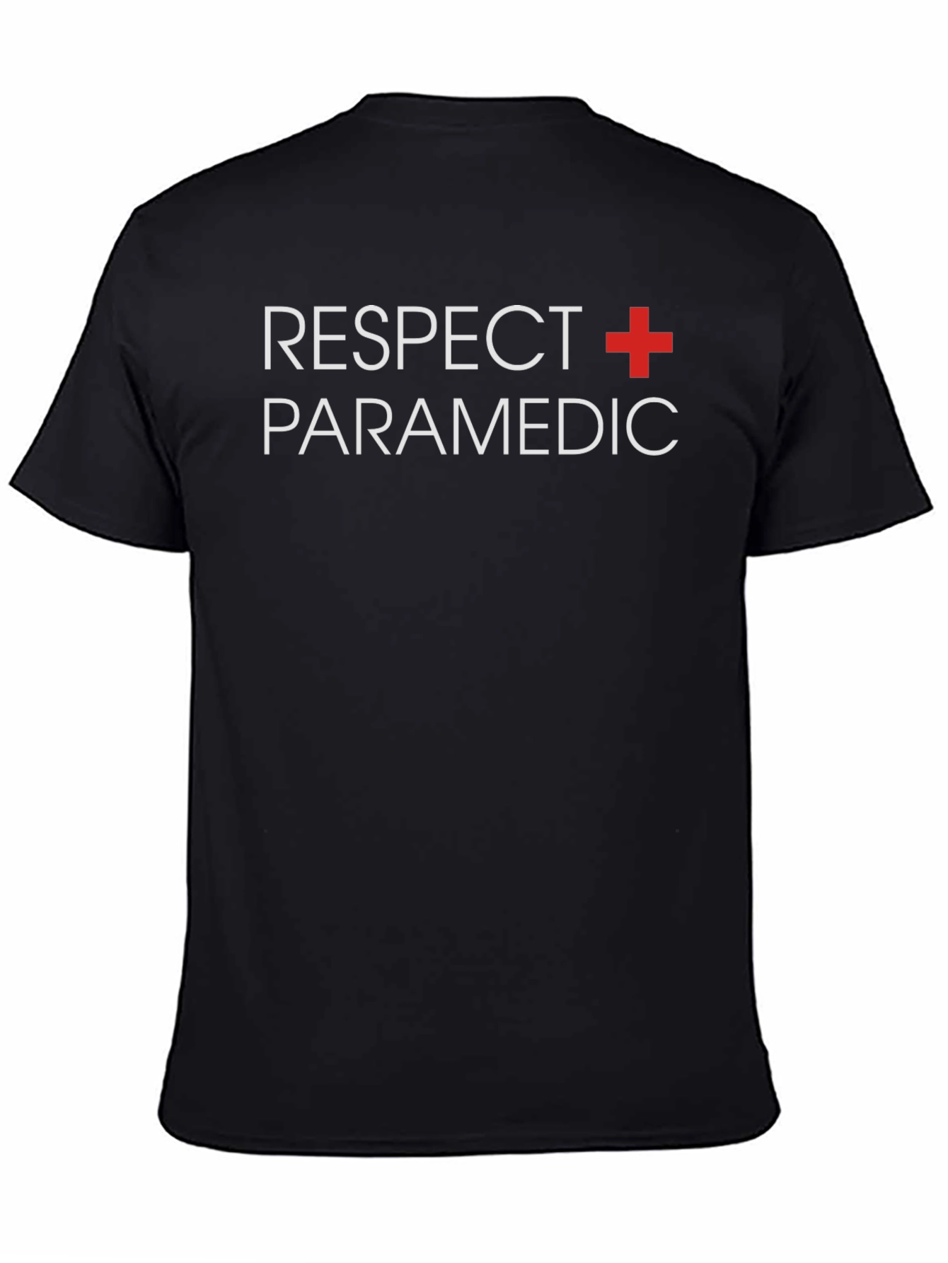 Respect Paramedics Crew T-Shirt - Medical Hero Appreciation