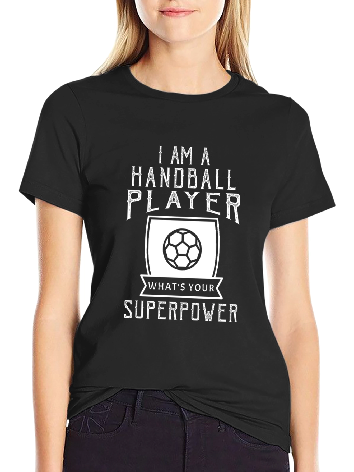 Handball Player Superpower T-Shirt - Sporty Graphic Tee