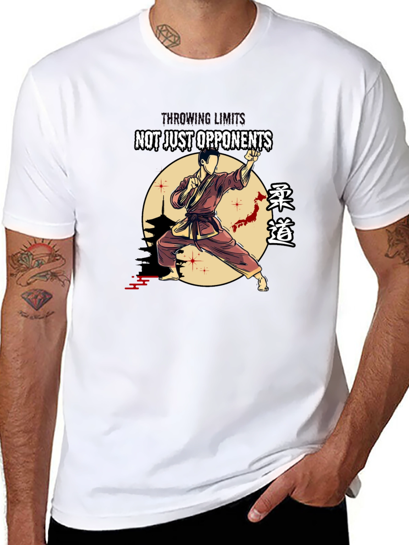 Judo Martial Arts T-Shirt - More Than Opponents