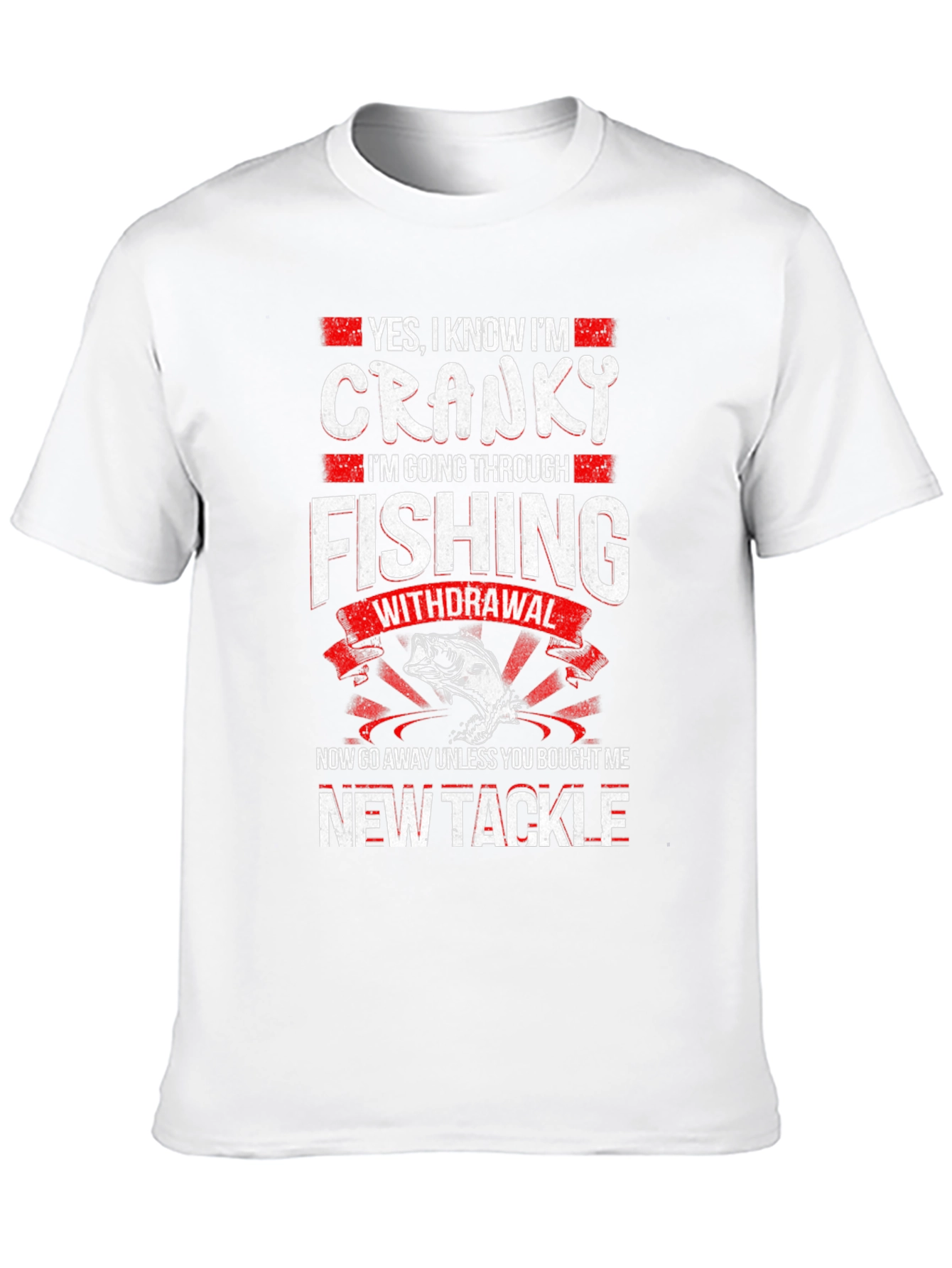Cranky Fishing Withdrawal Novelty T-Shirt