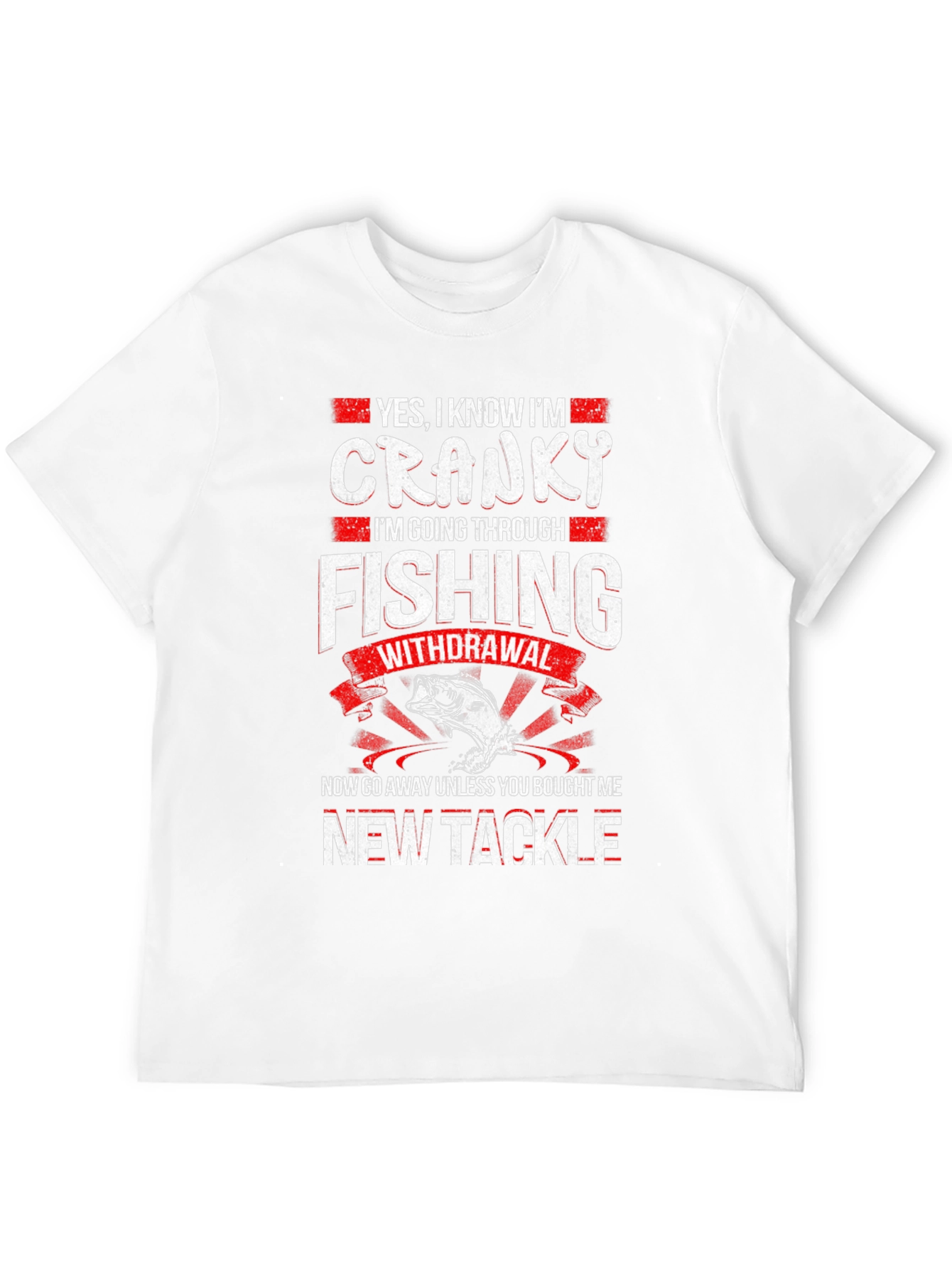 Cranky Fishing Withdrawal Novelty T-Shirt