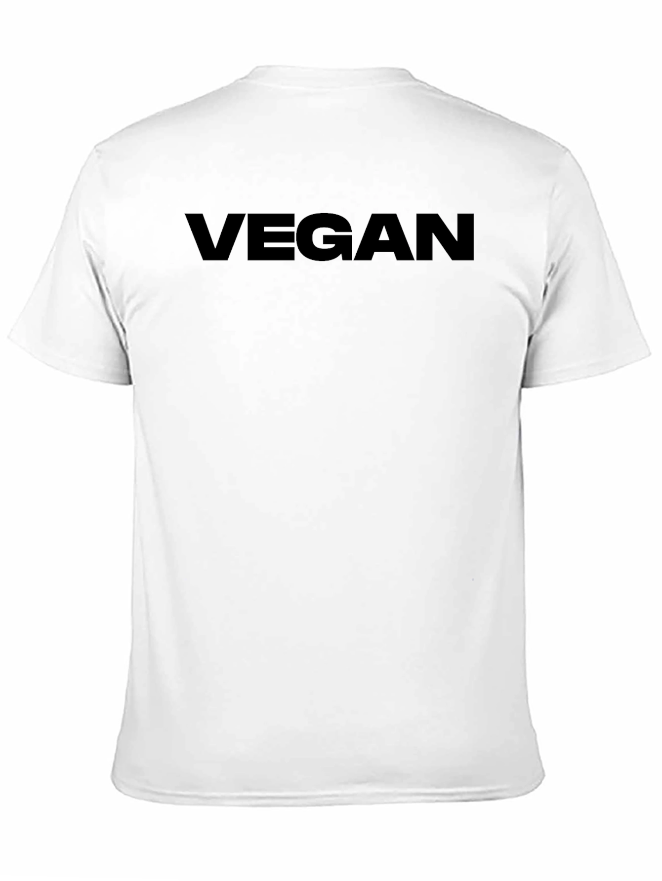 Vegan Statement T-Shirt - Black