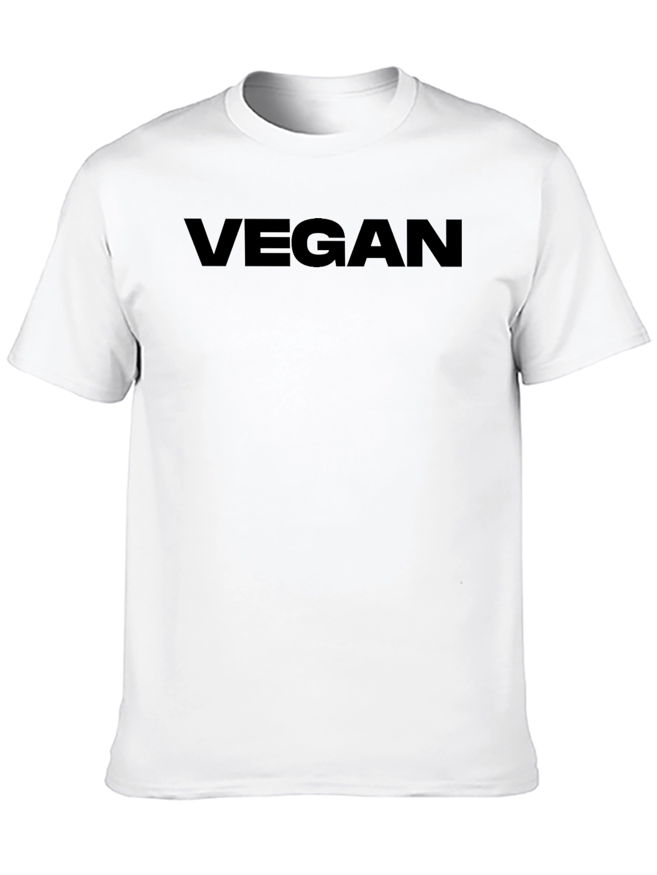 Vegan Statement T-Shirt - Black