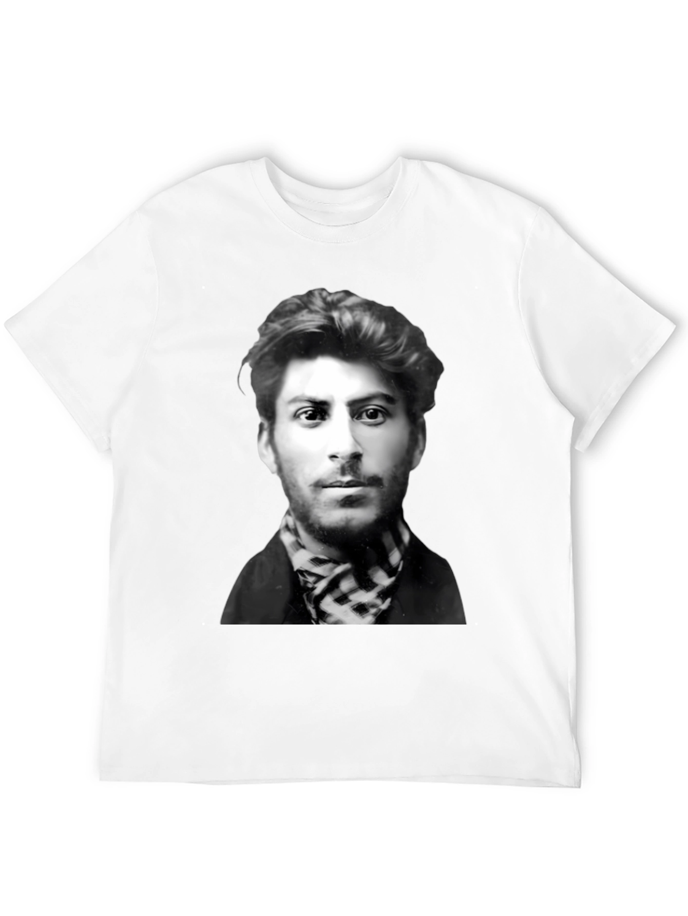 Stalin Portrait Black T-Shirt