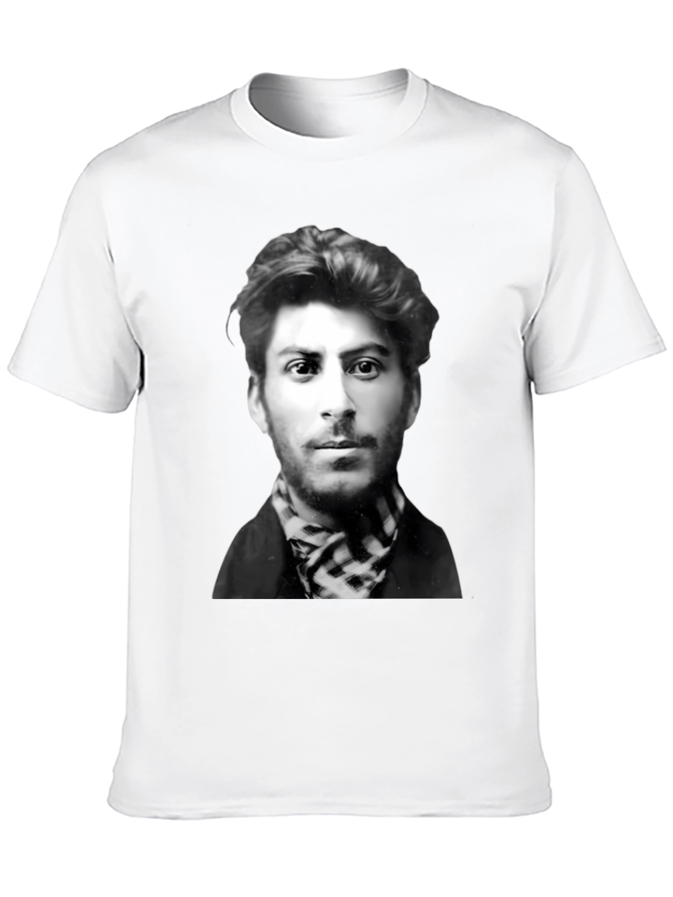 Stalin Portrait Black T-Shirt