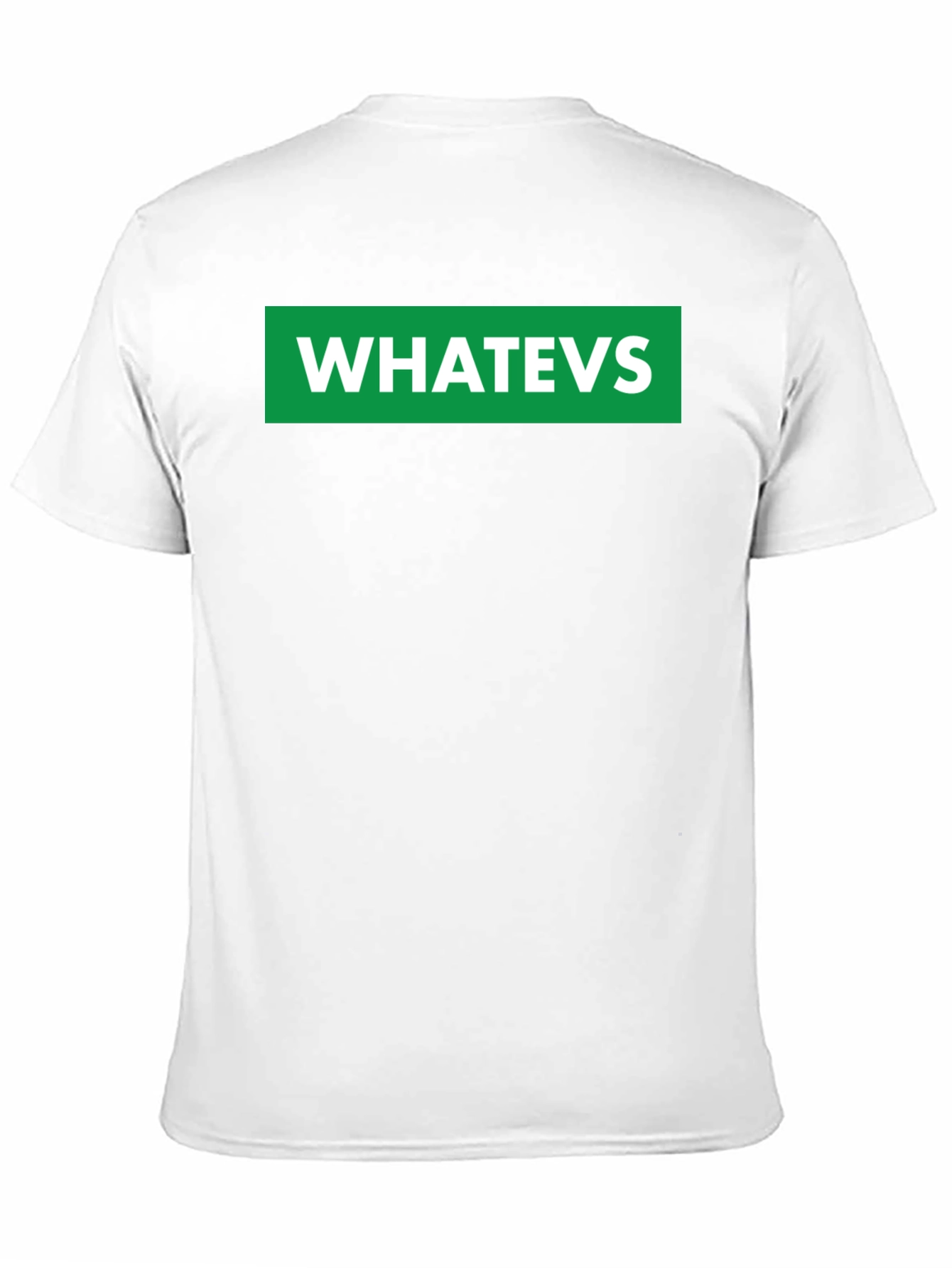WHATEVS Graphic Tee - Black Crew Neck T-Shirt