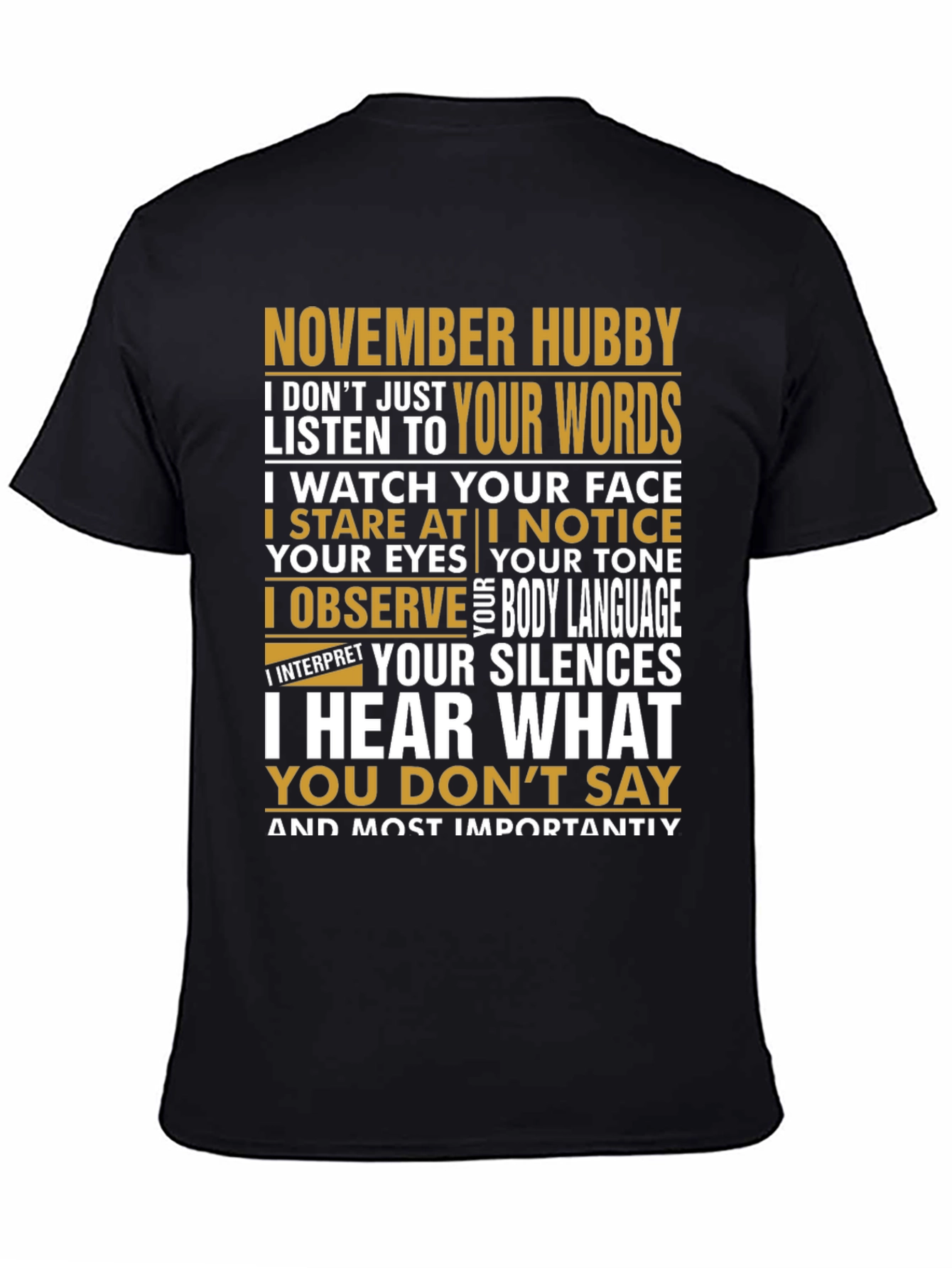 November Hubby T-Shirt