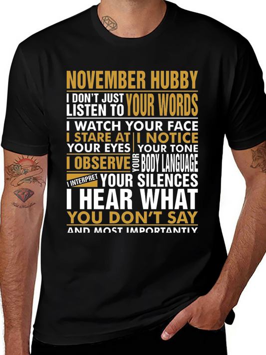 November Hubby T-Shirt
