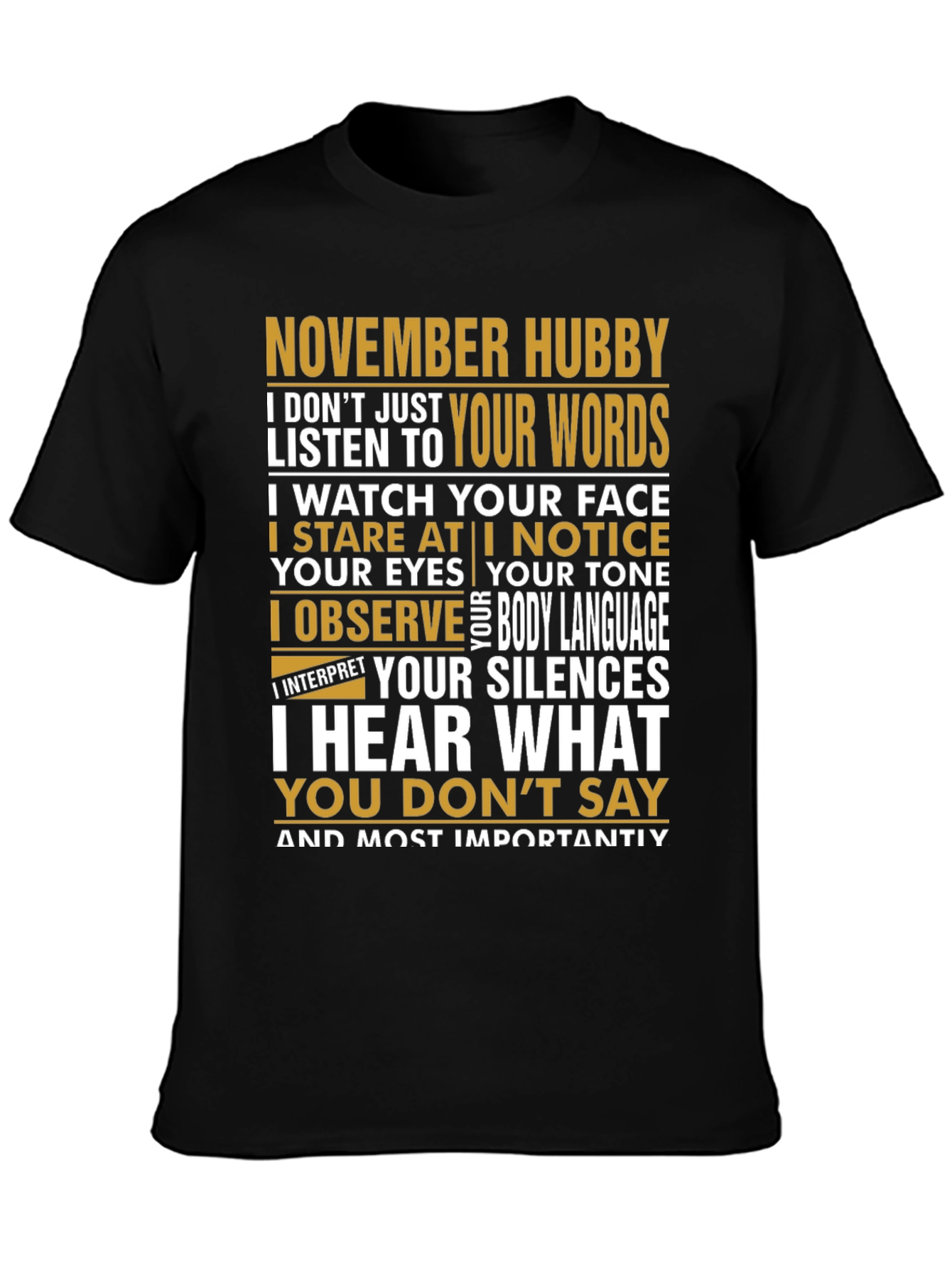 November Hubby T-Shirt