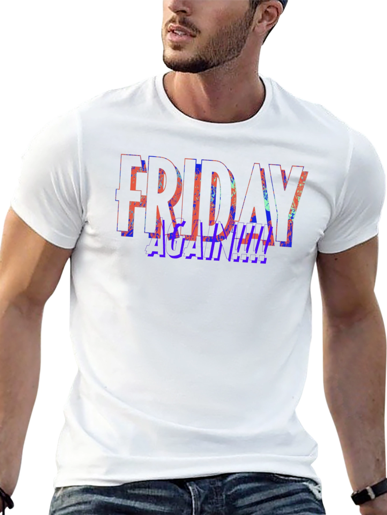 Friday Again Graphic Tee - Black