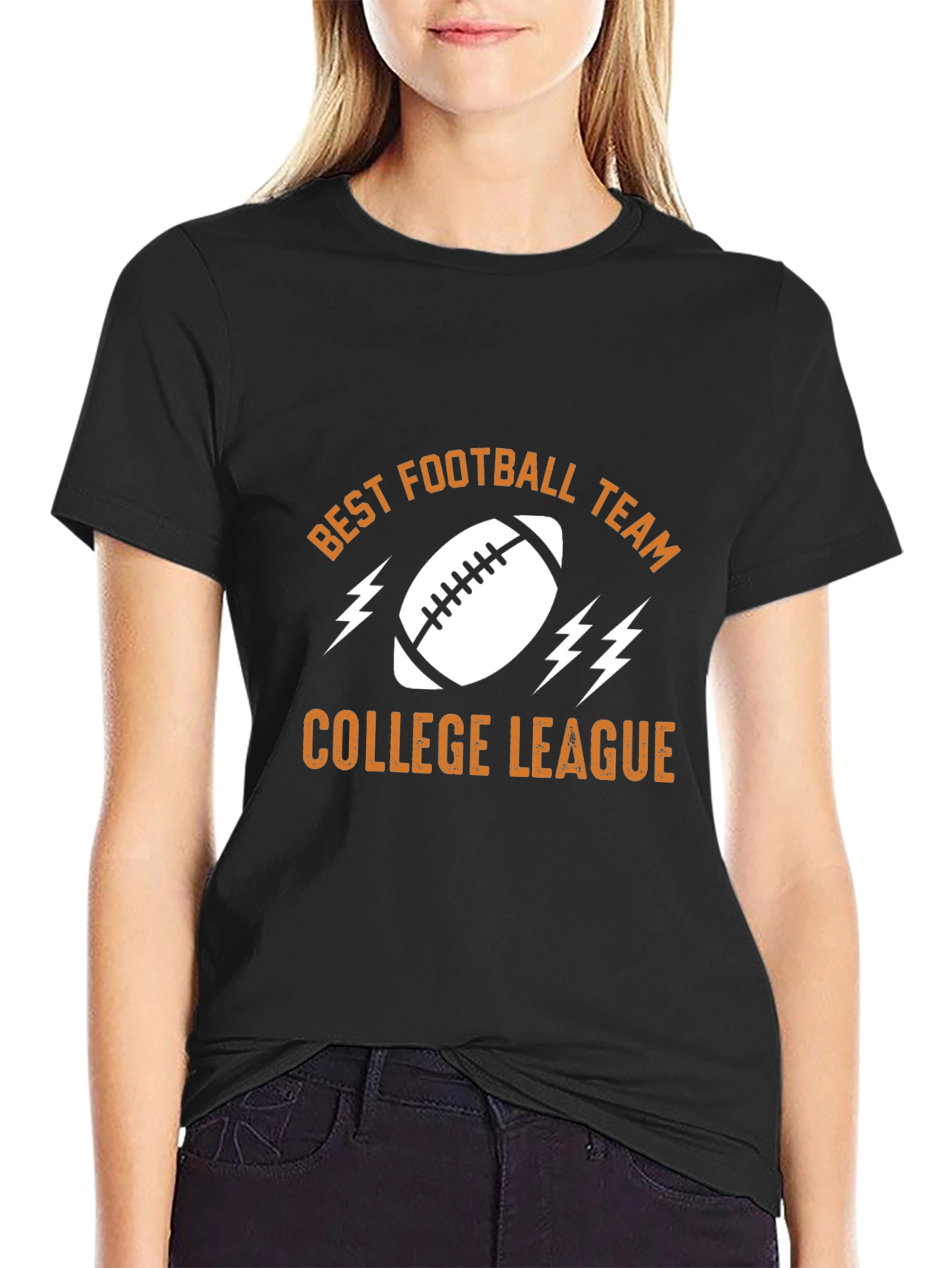 Best Football Team College League Graphic T-Shirt