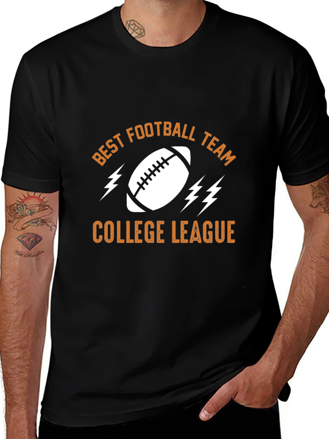 Best Football Team College League Graphic T-Shirt