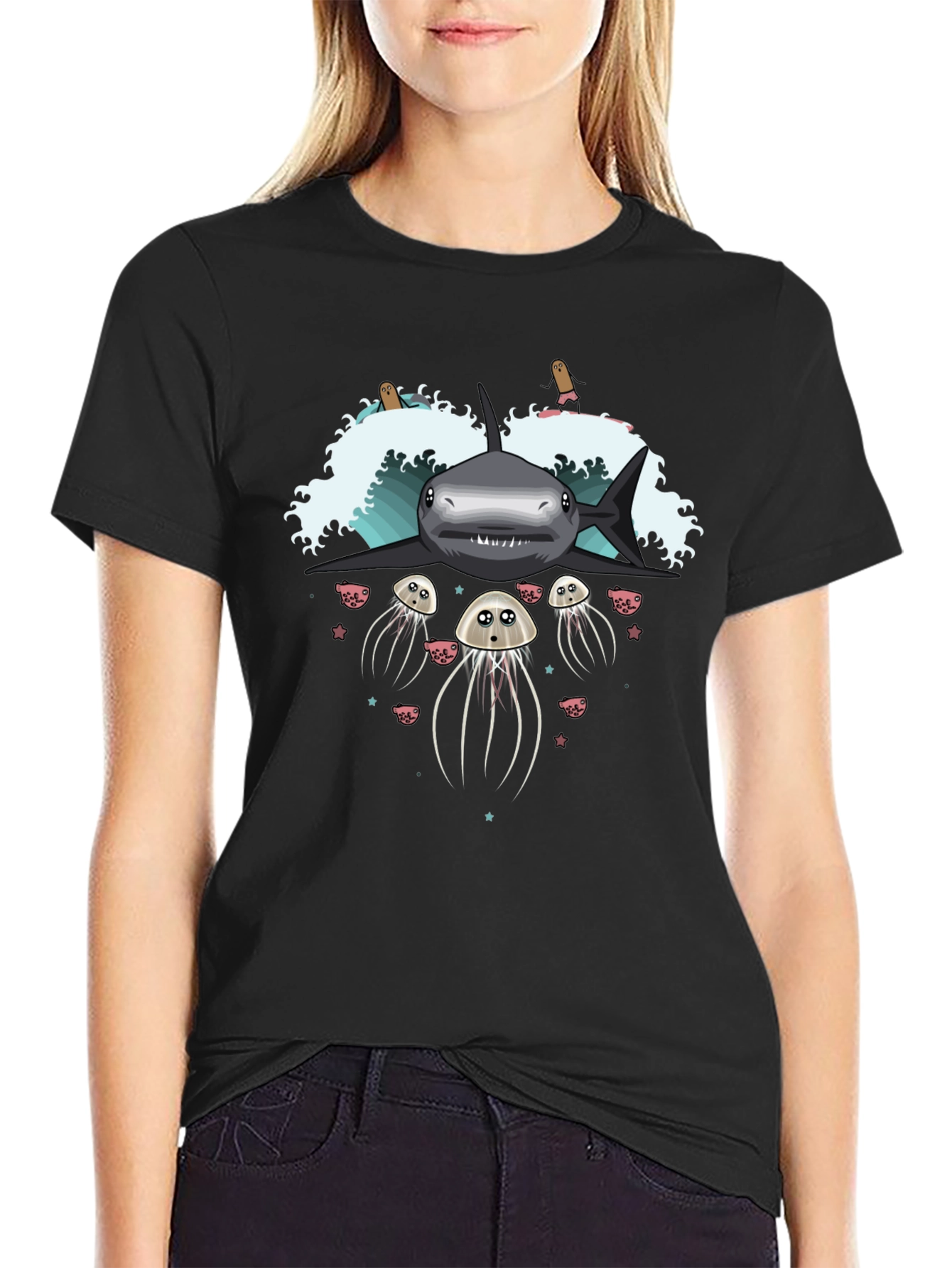 Shark & Jellyfish Graphic Tee