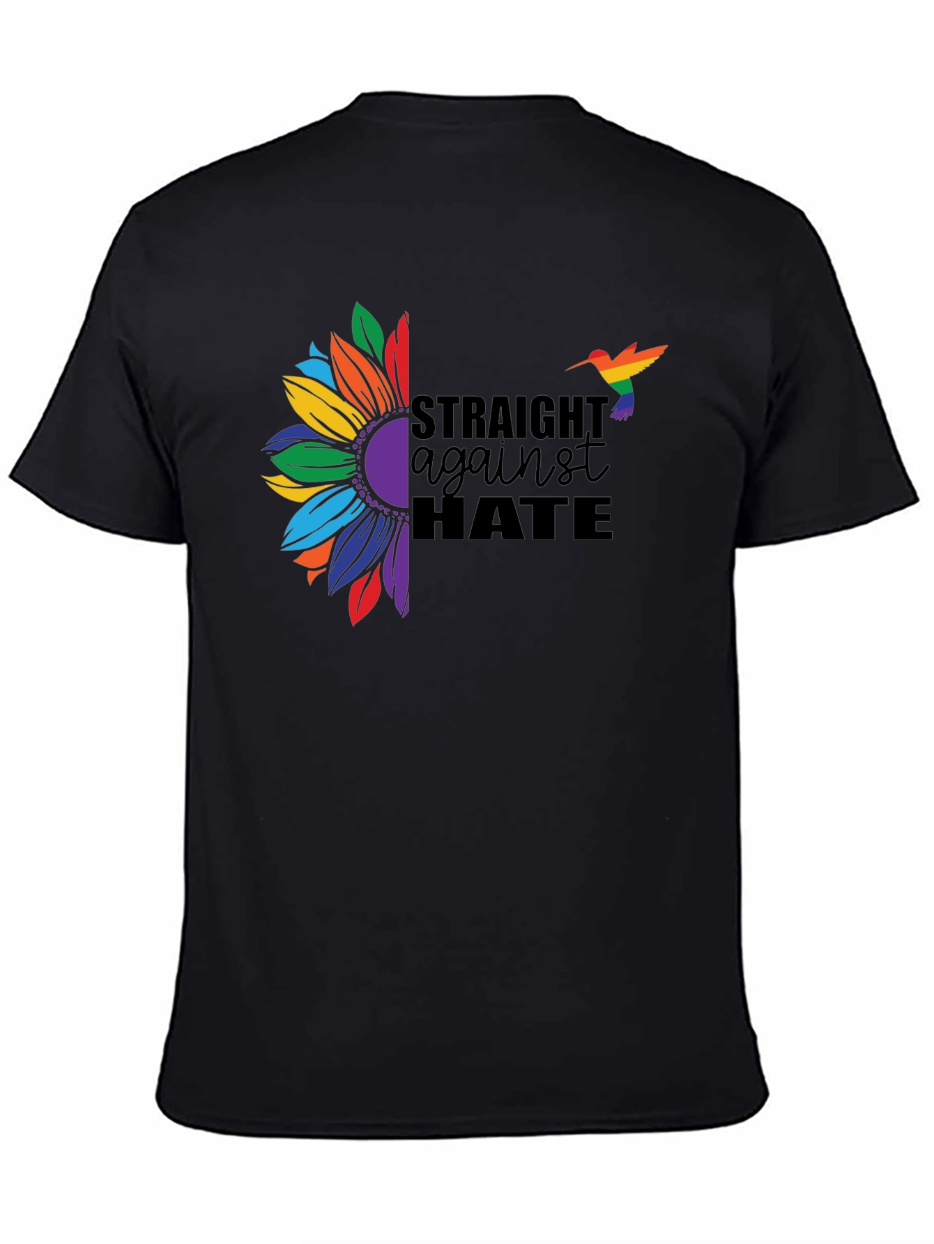 Straight Against Hate Sunflower Pride T-Shirt