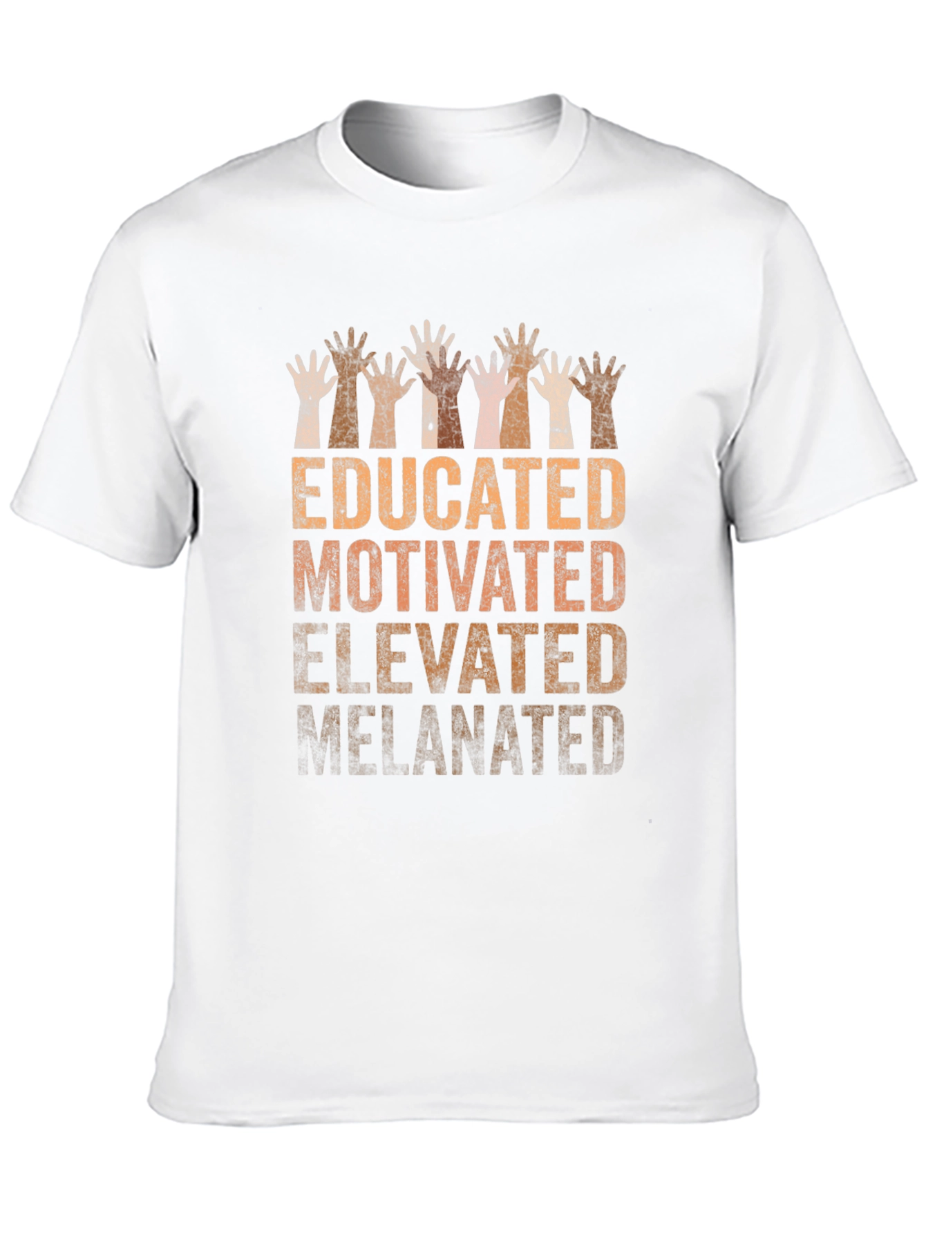 Educated Motivated Elevated Melanin Pride T-Shirt