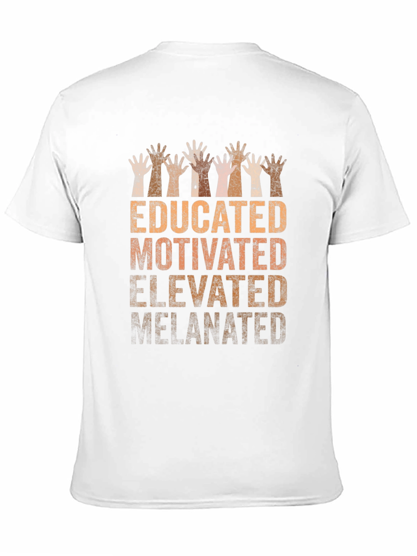 Educated Motivated Elevated Melanin Pride T-Shirt
