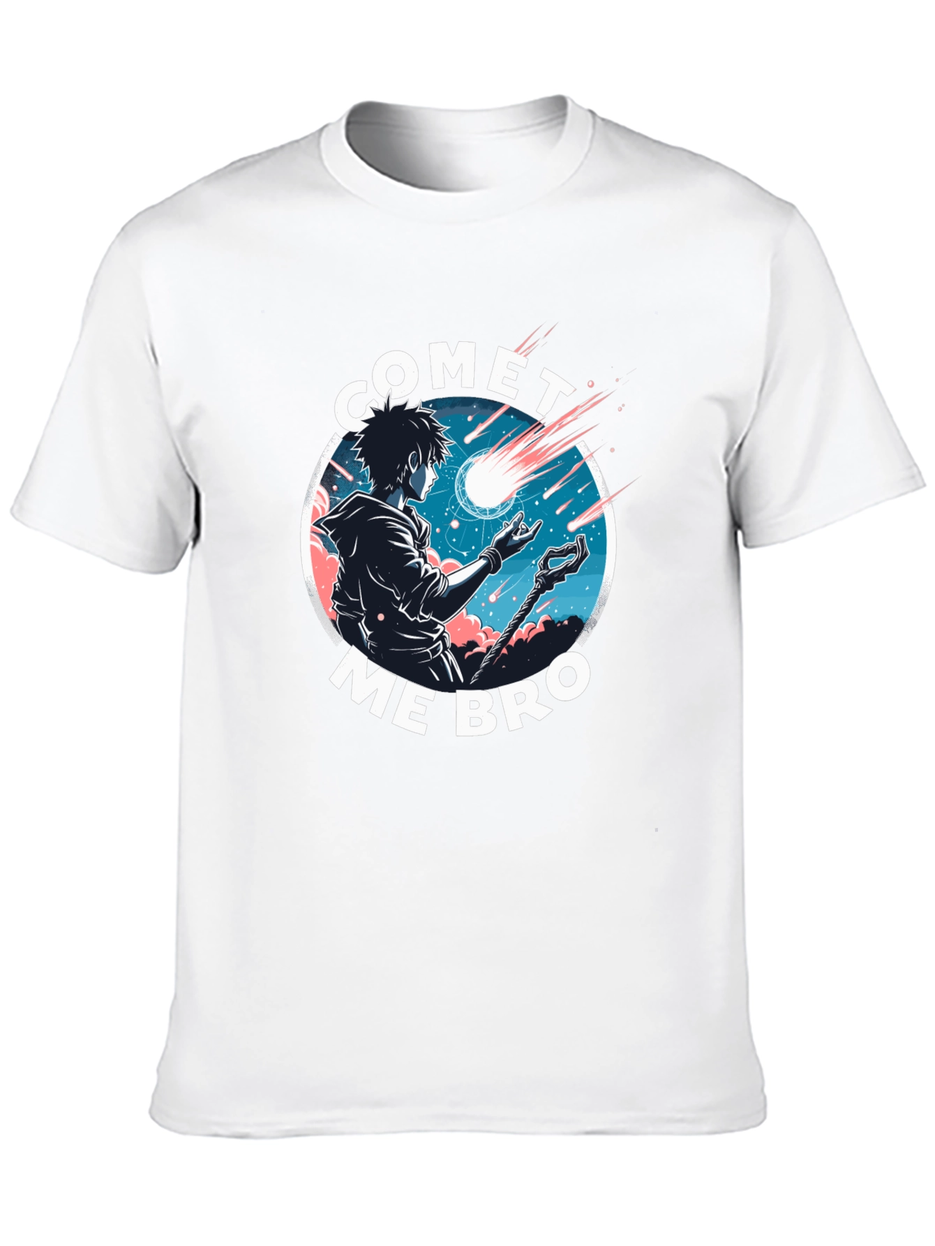 Comet Me Bro Graphic Tee - Black