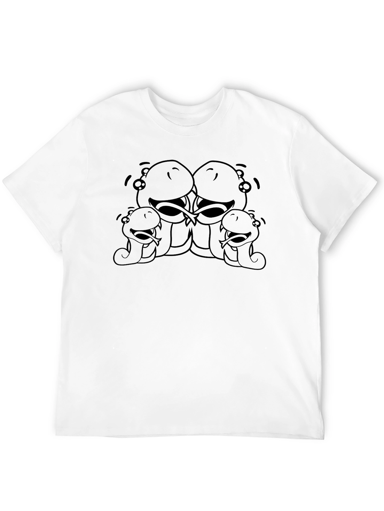 Cartoon Snake Graphic Tee
