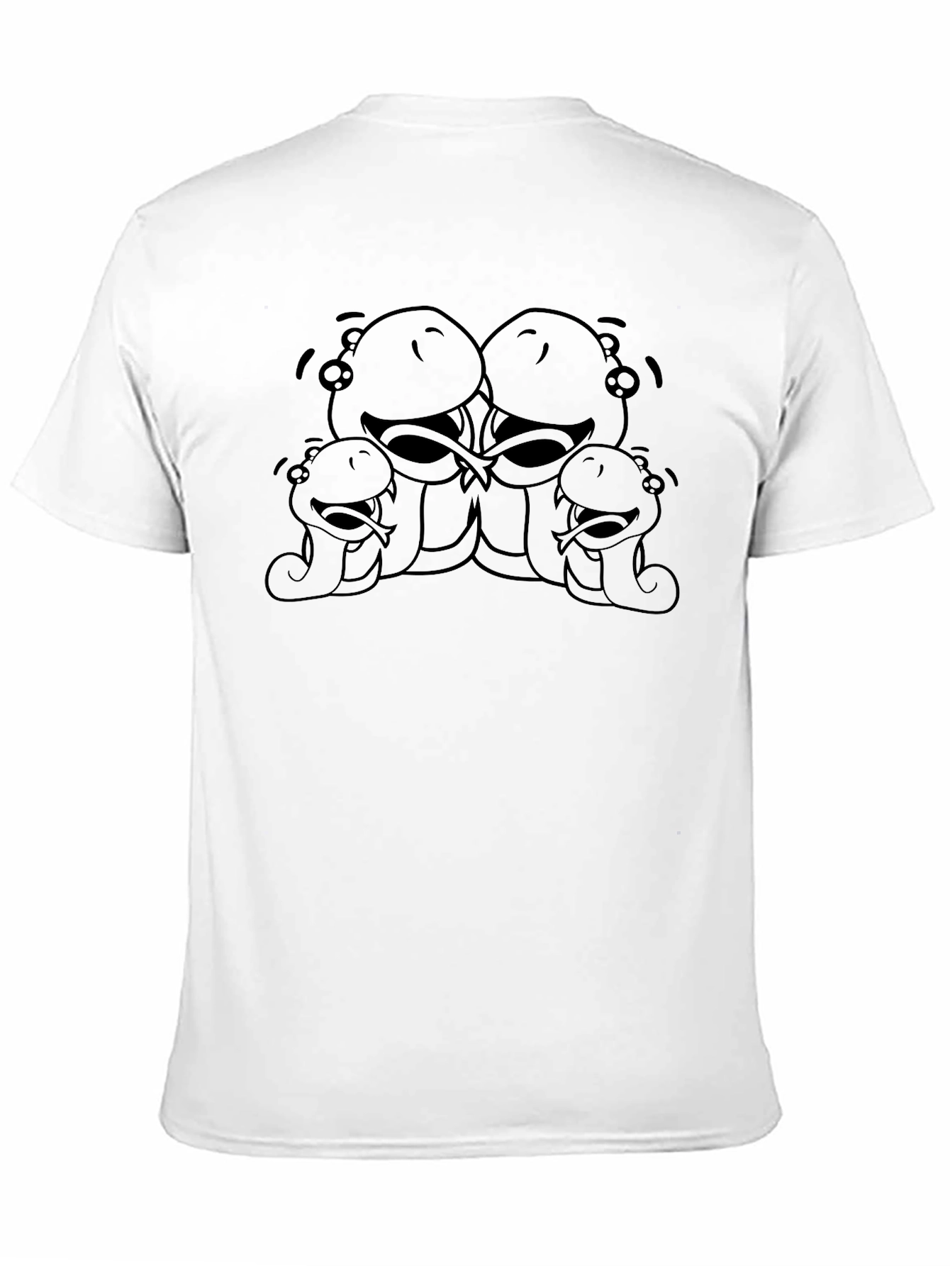 Cartoon Snake Graphic Tee