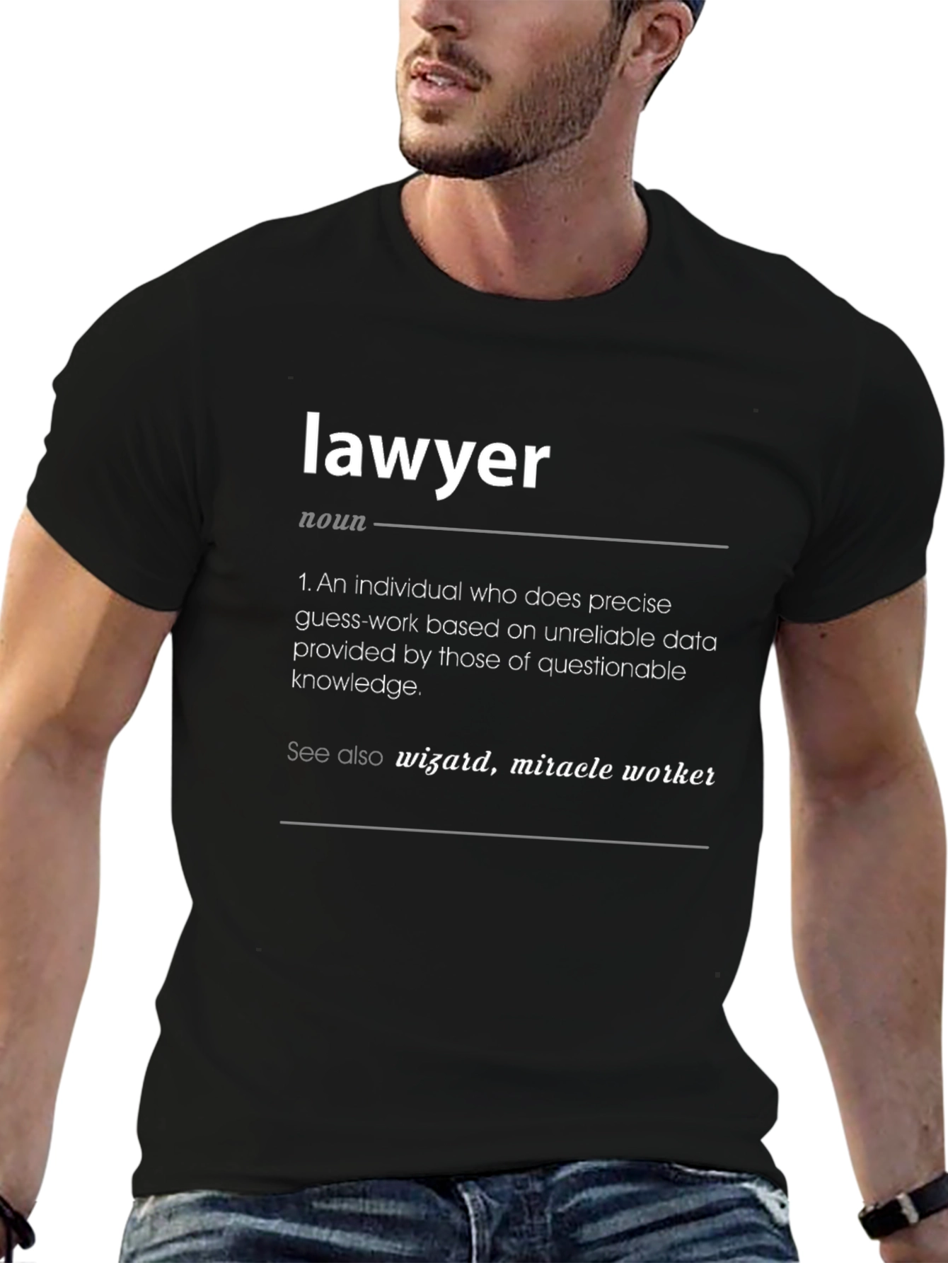 Lawyer Definition Black T-Shirt