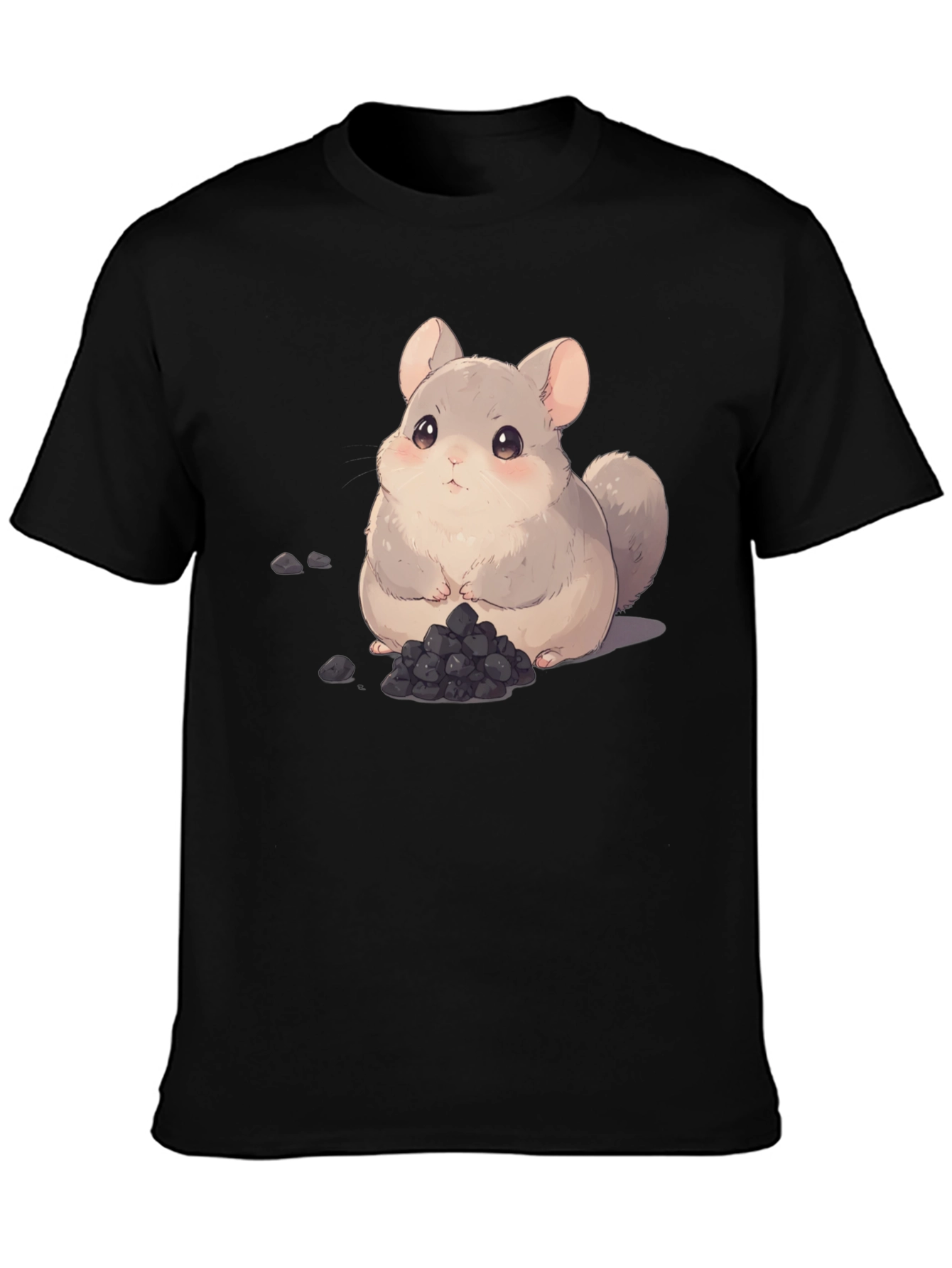 Cute Chinchilla Cartoon Graphic Tee