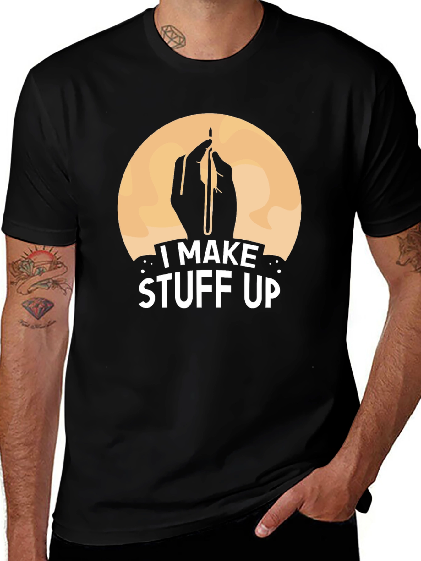I Make Stuff Up T-Shirt - Funny Artist Tee