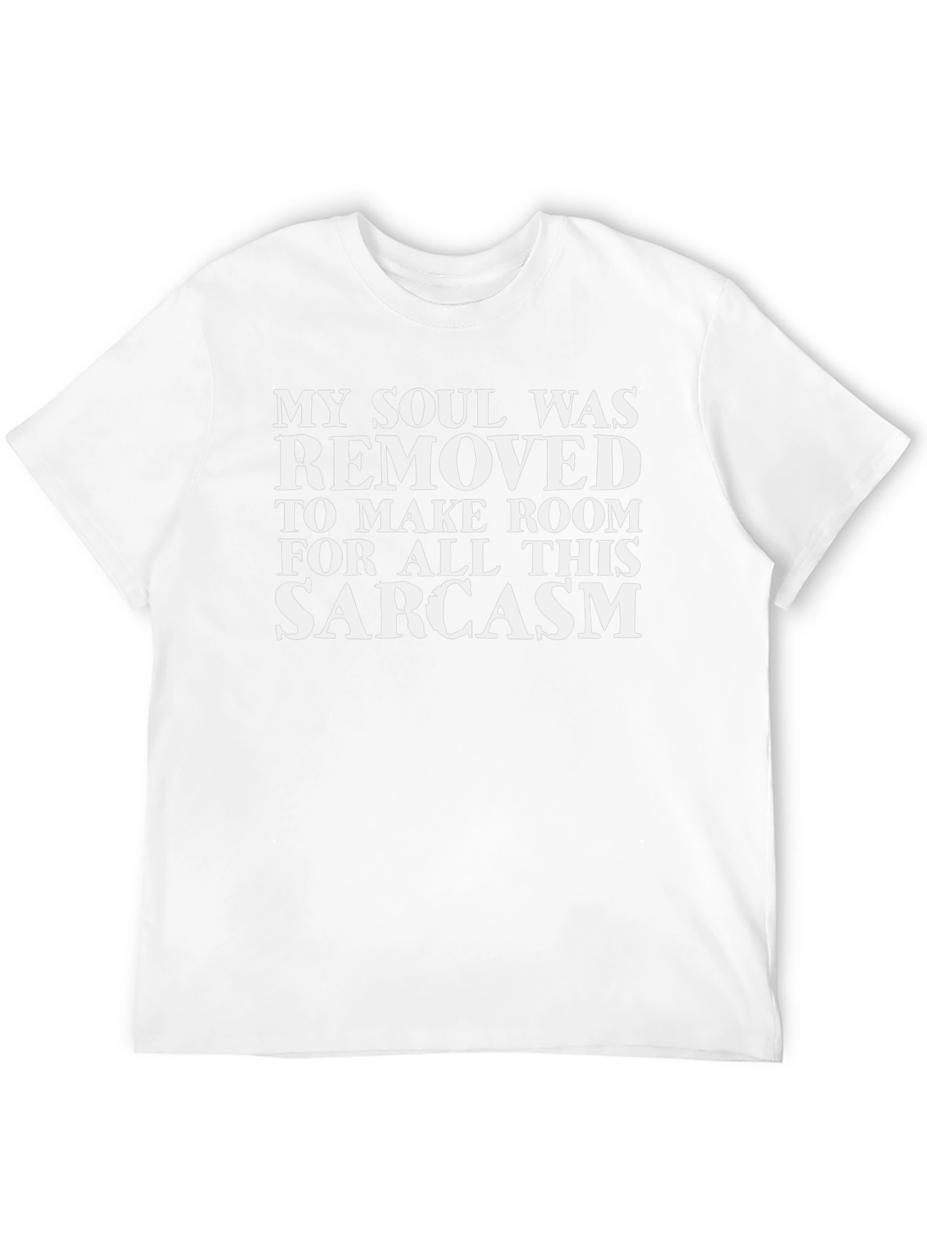 Sarcastic Soul Black Graphic T-Shirt