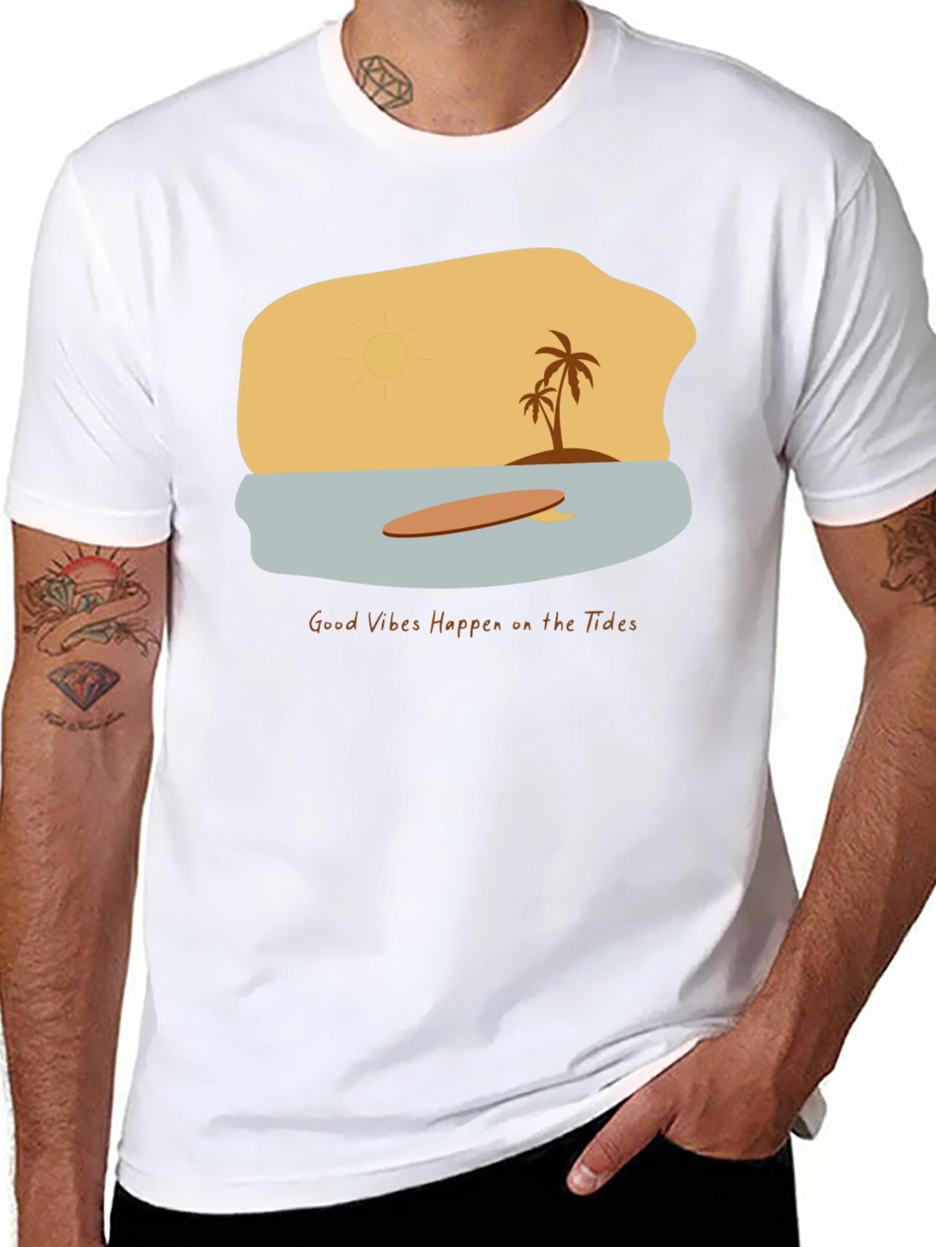 Vibes on the Tides Surf Tee