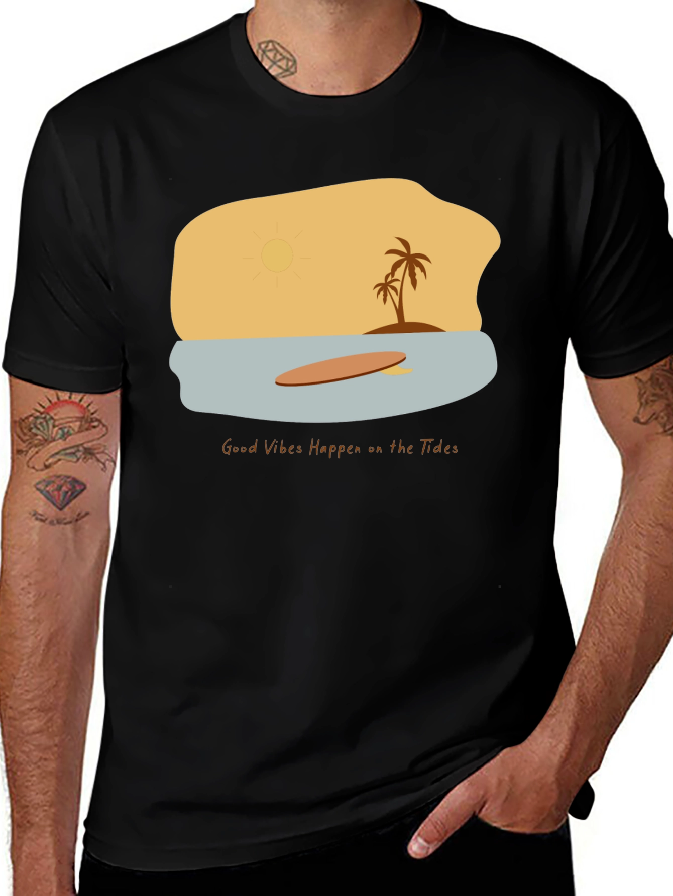 Vibes on the Tides Surf Tee