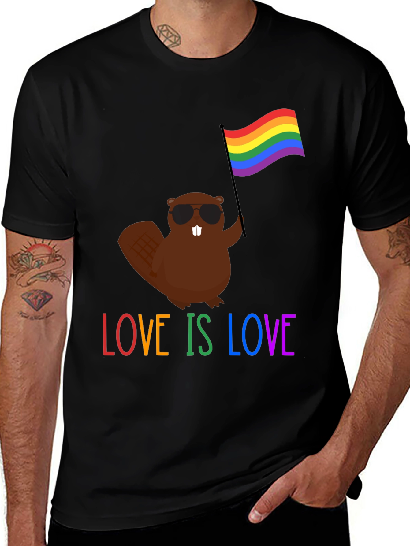 Love is Love Beaver Pride T-Shirt