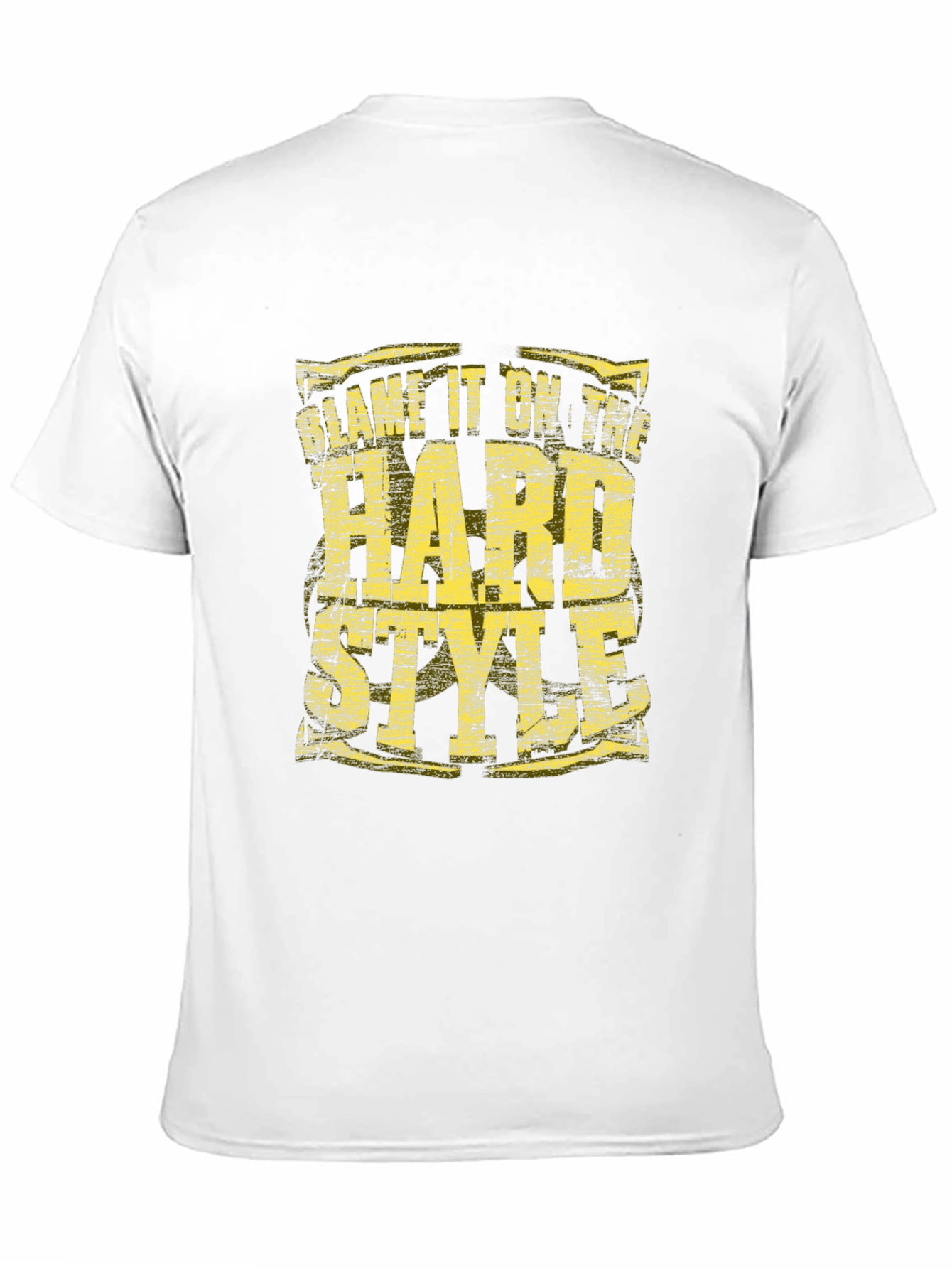 Blame it On The Hard Style Black T-Shirt