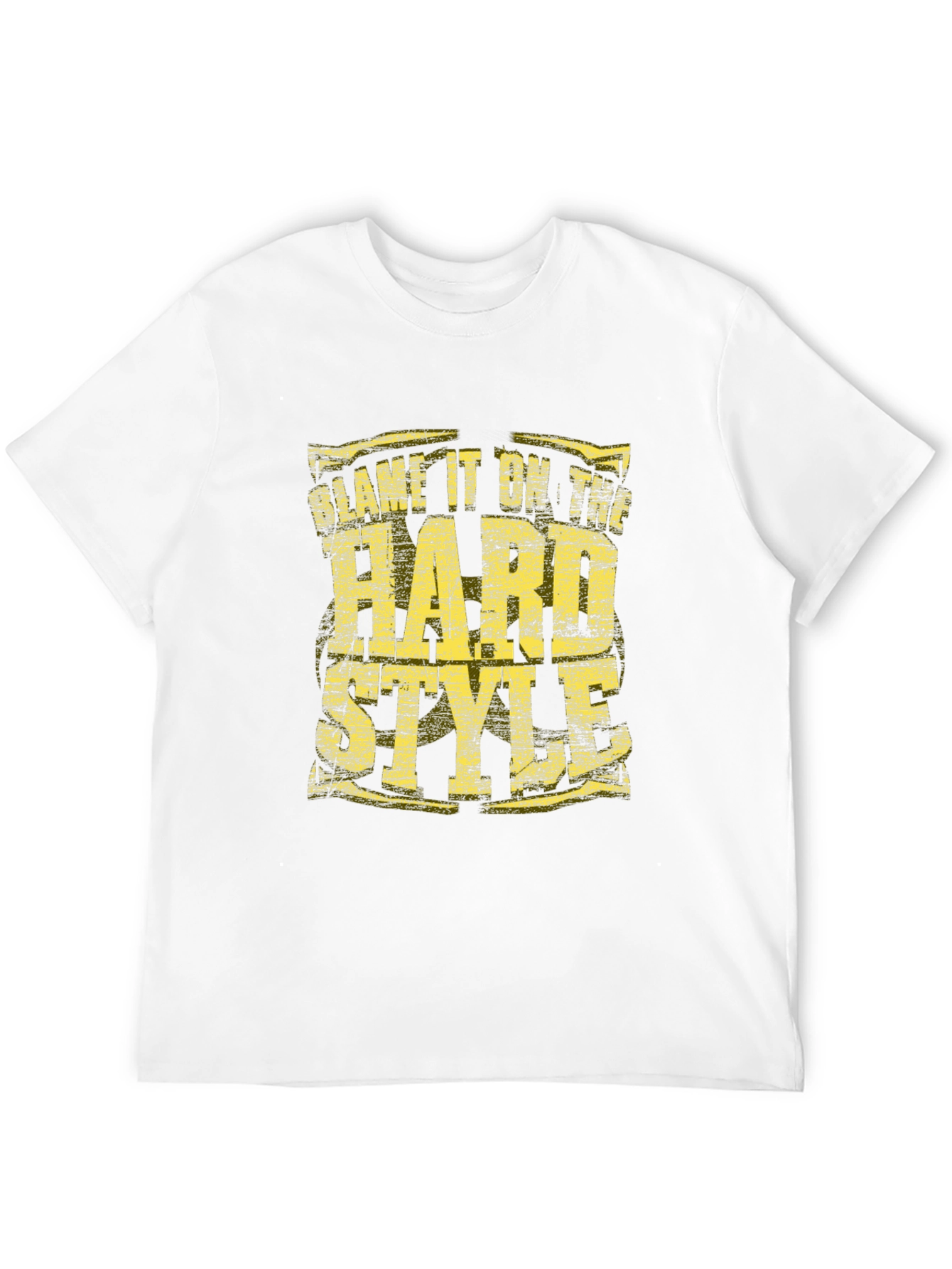 Blame it On The Hard Style Black T-Shirt