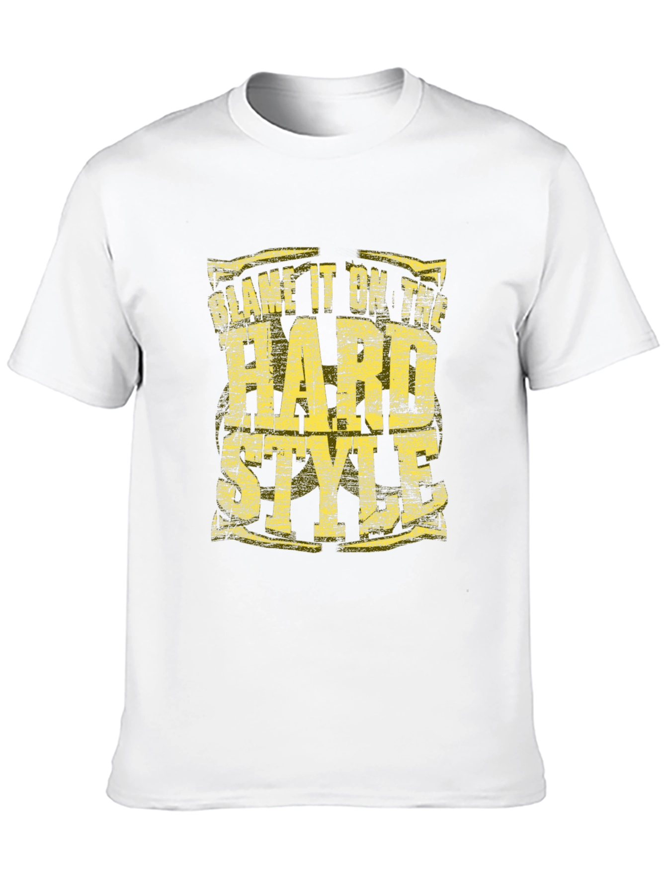 Blame it On The Hard Style Black T-Shirt