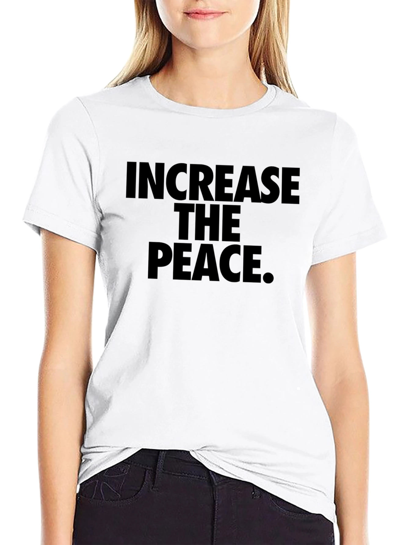 Increase The Peace Graphic Tee - Black