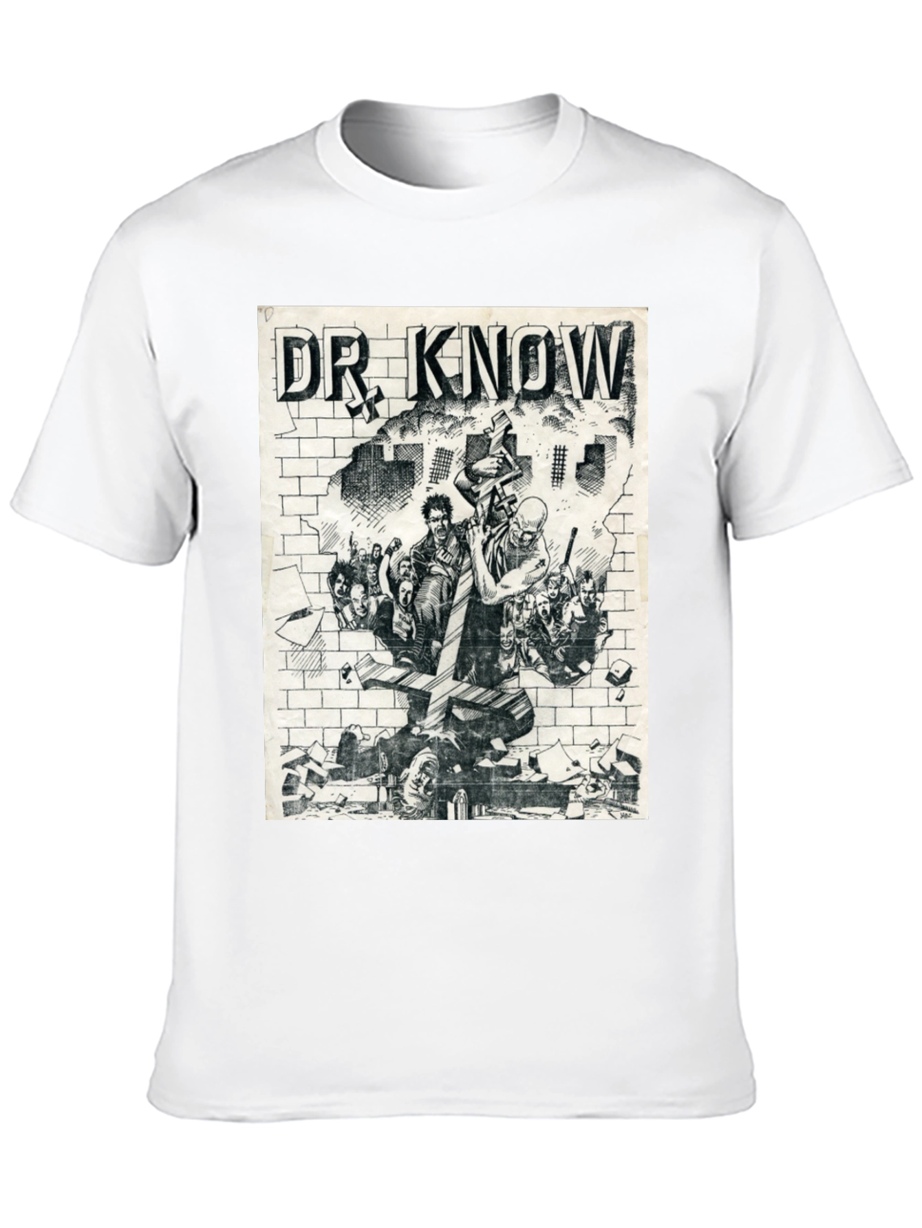 Dr. Know Graphic Tee - Black Cotton T-Shirt