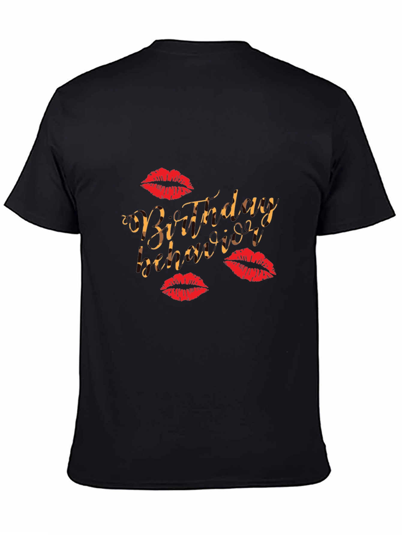 Birthday Vibes Graphic Tee - Kiss Print