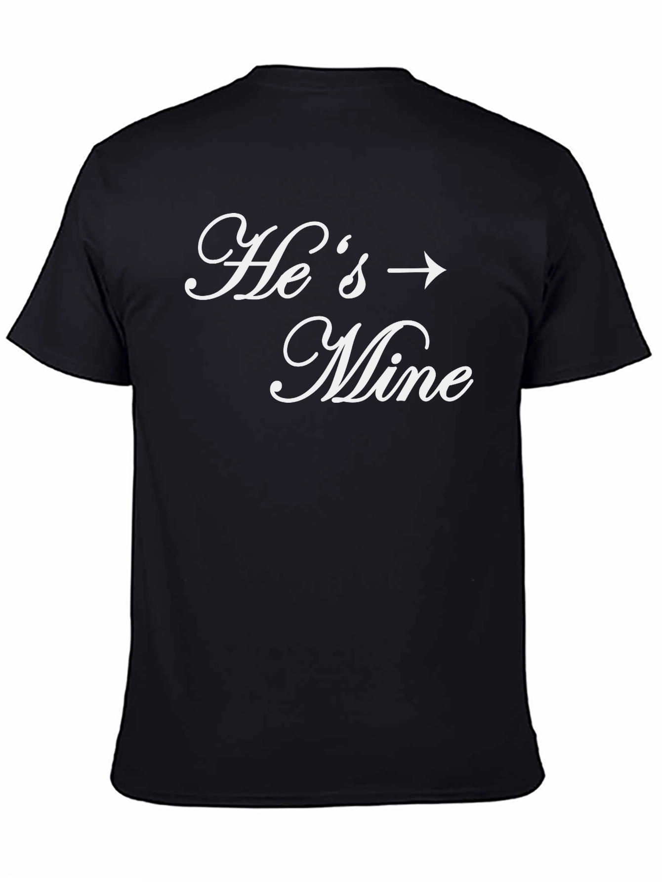 Hes Mine T-Shirt Funny Couple Matching Tee
