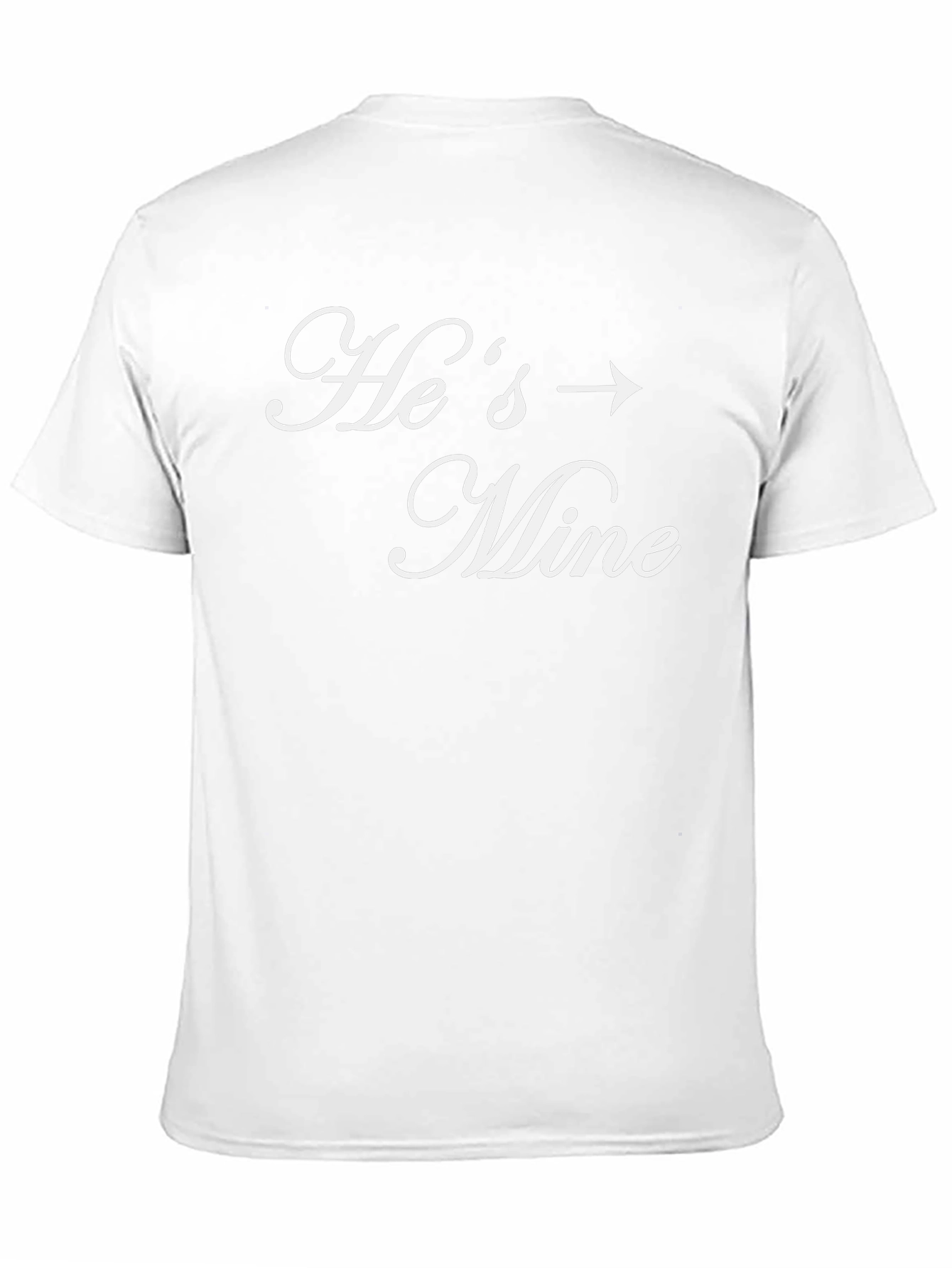 Hes Mine T-Shirt Funny Couple Matching Tee
