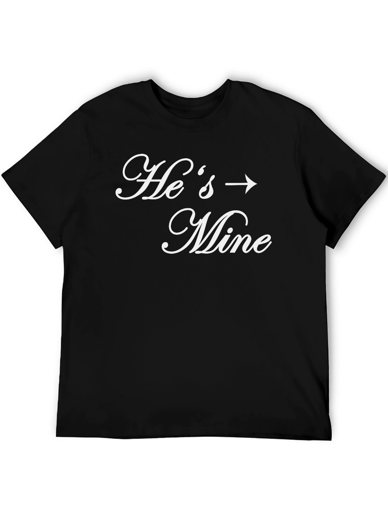 Hes Mine T-Shirt Funny Couple Matching Tee