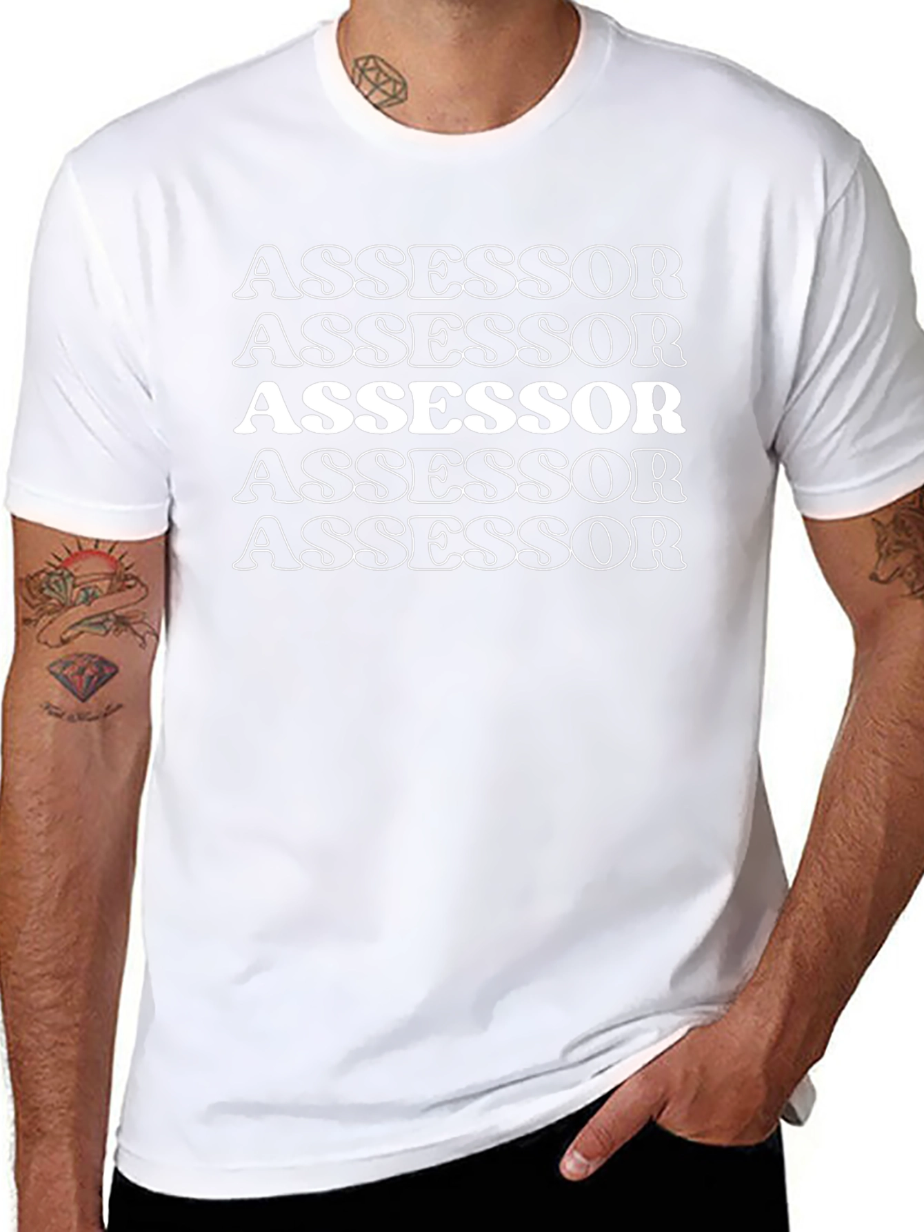 Assessor Graphic Tee - Black