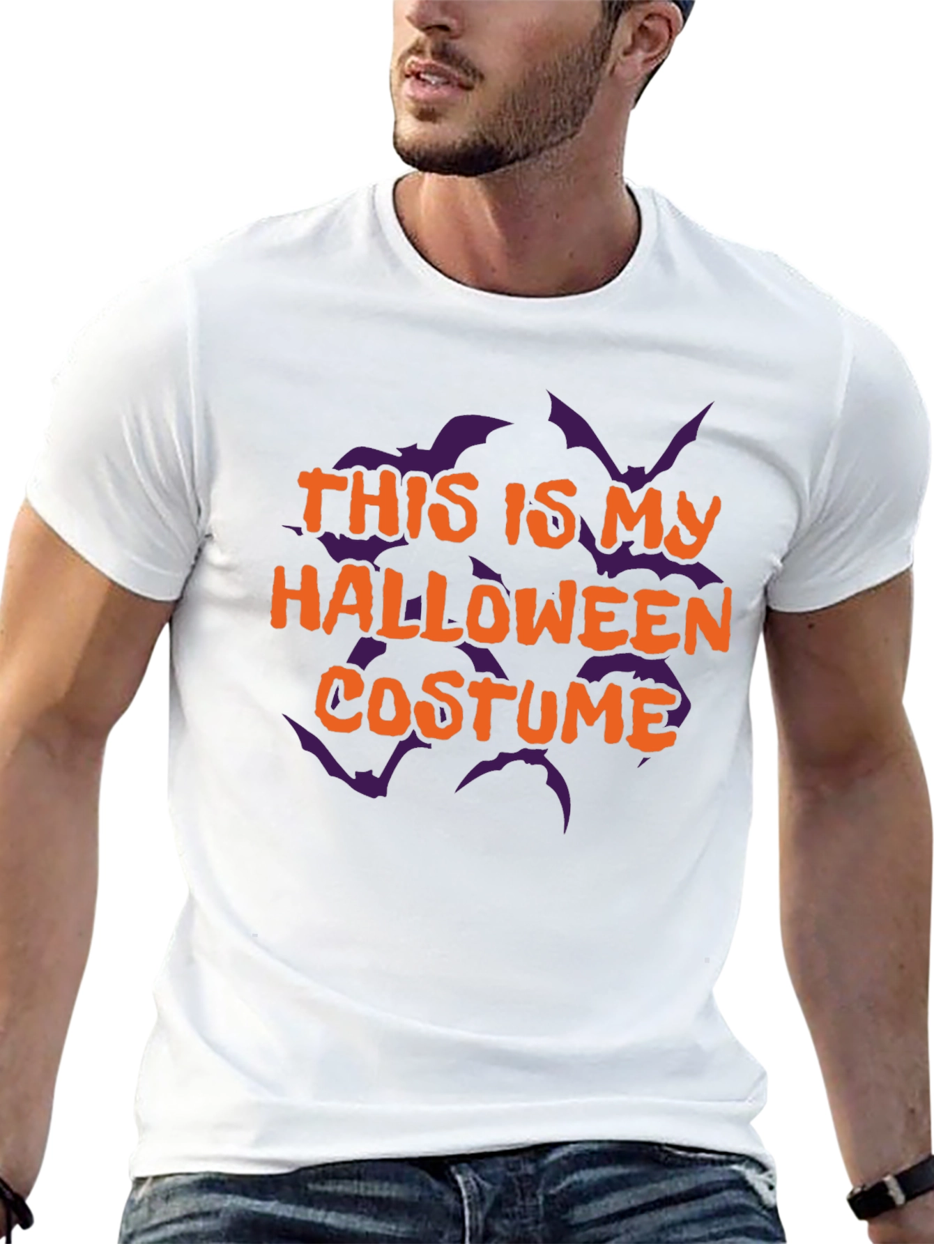 Halloween Costume T-Shirt - Spooky Bat Design